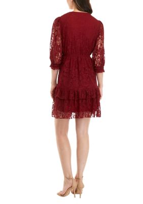 Clandre vintage 2024 lace mix dress