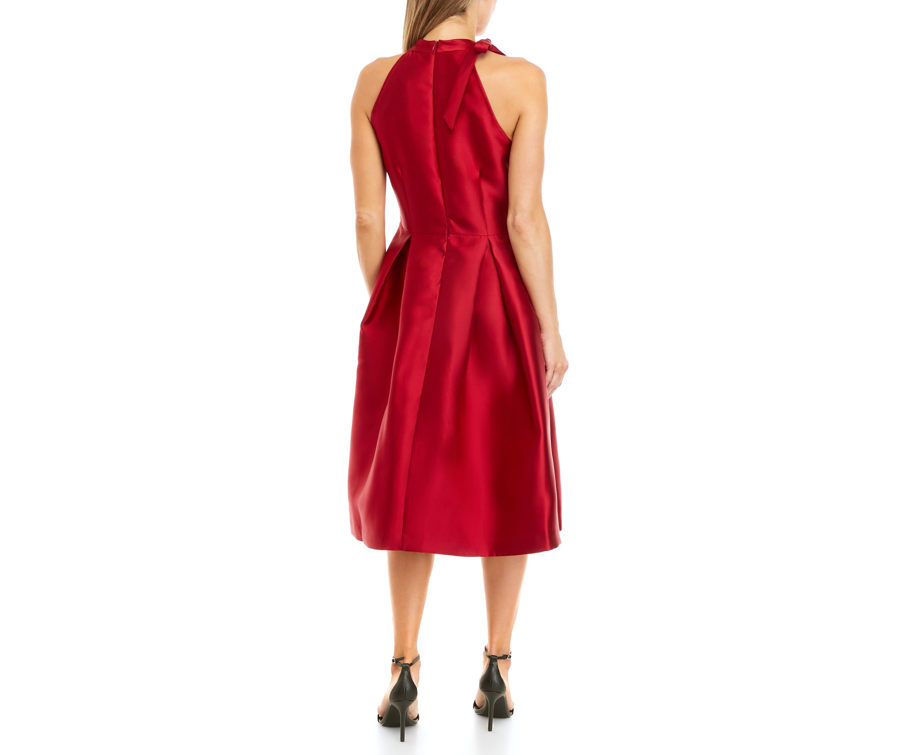 Womens Sleeveless Halter Dress