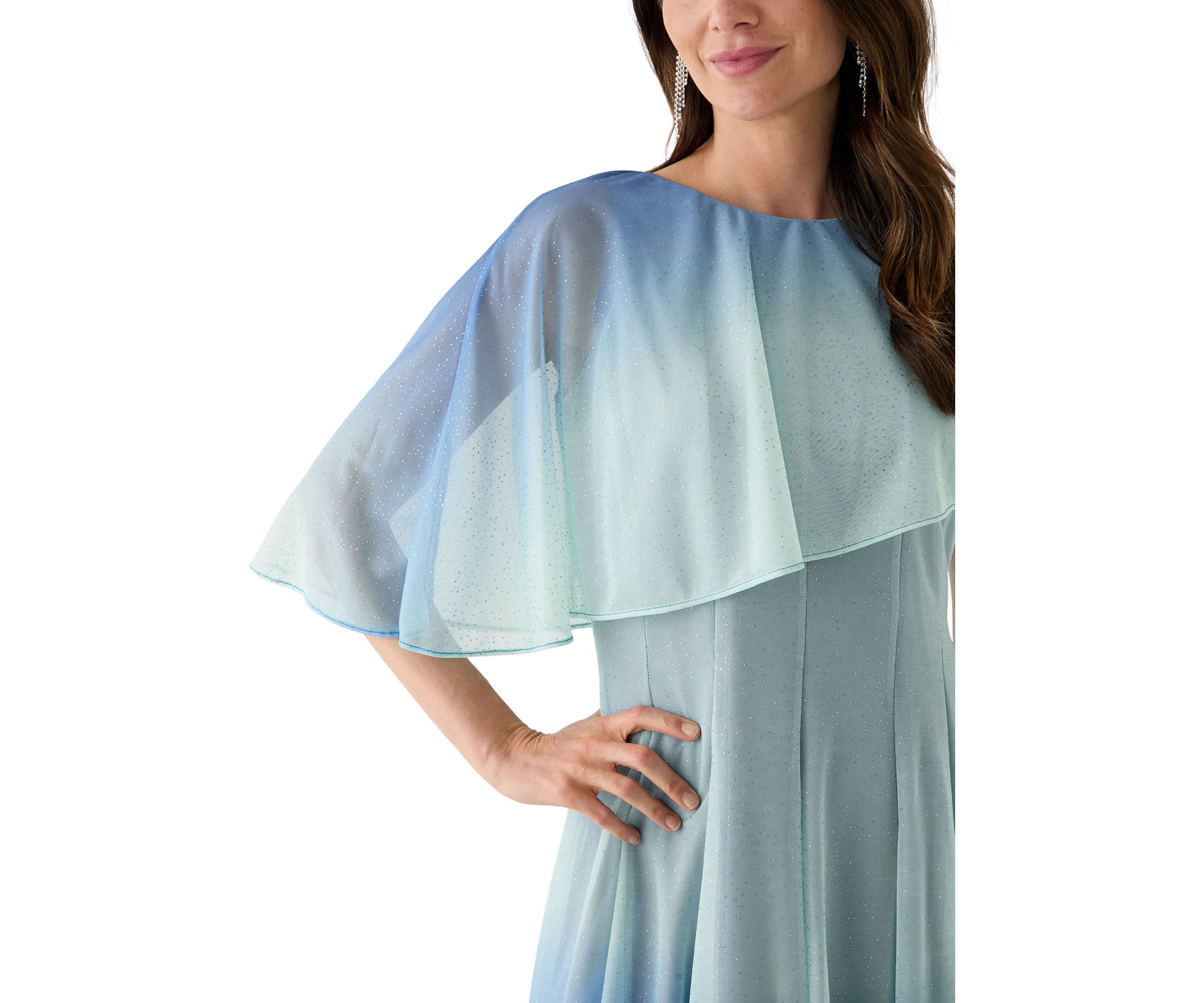 Womens Sleeveless Crew Neck Printed Dress