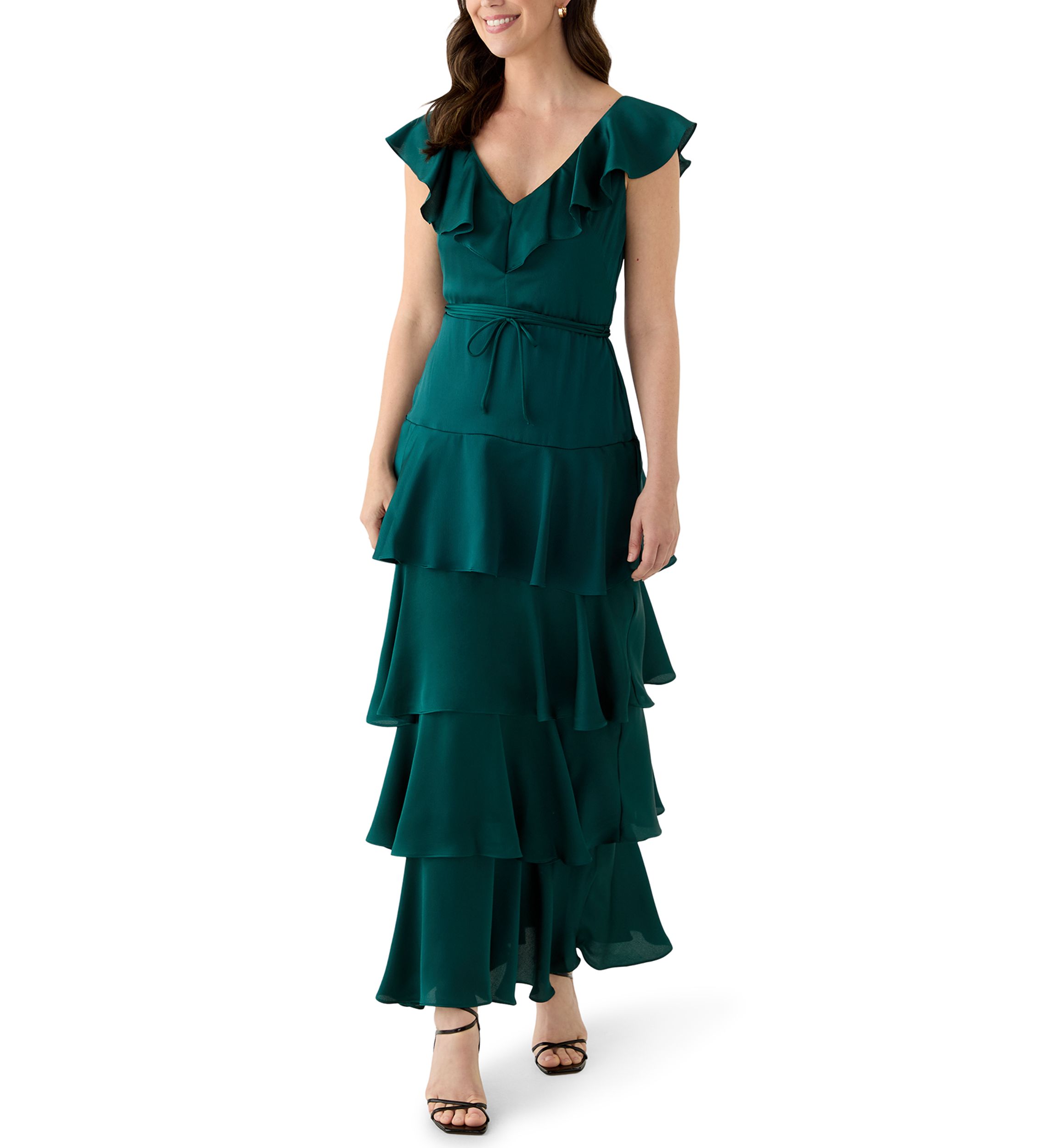 belk formal dresses for mother of the bride Men's Brown Leather Lace-Up Formal Shoes main image 1