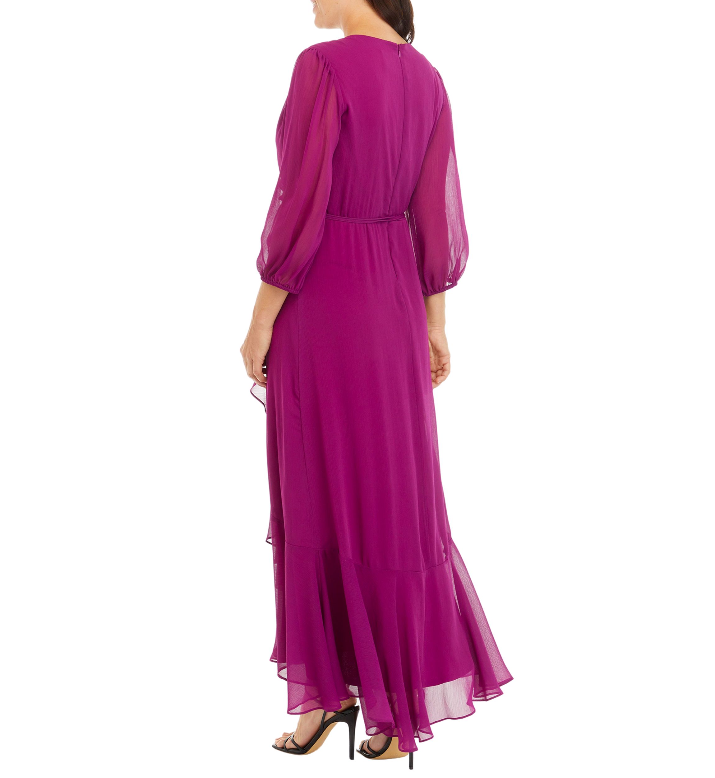 Womens Mesh V-Neck Fit and Flare Dress