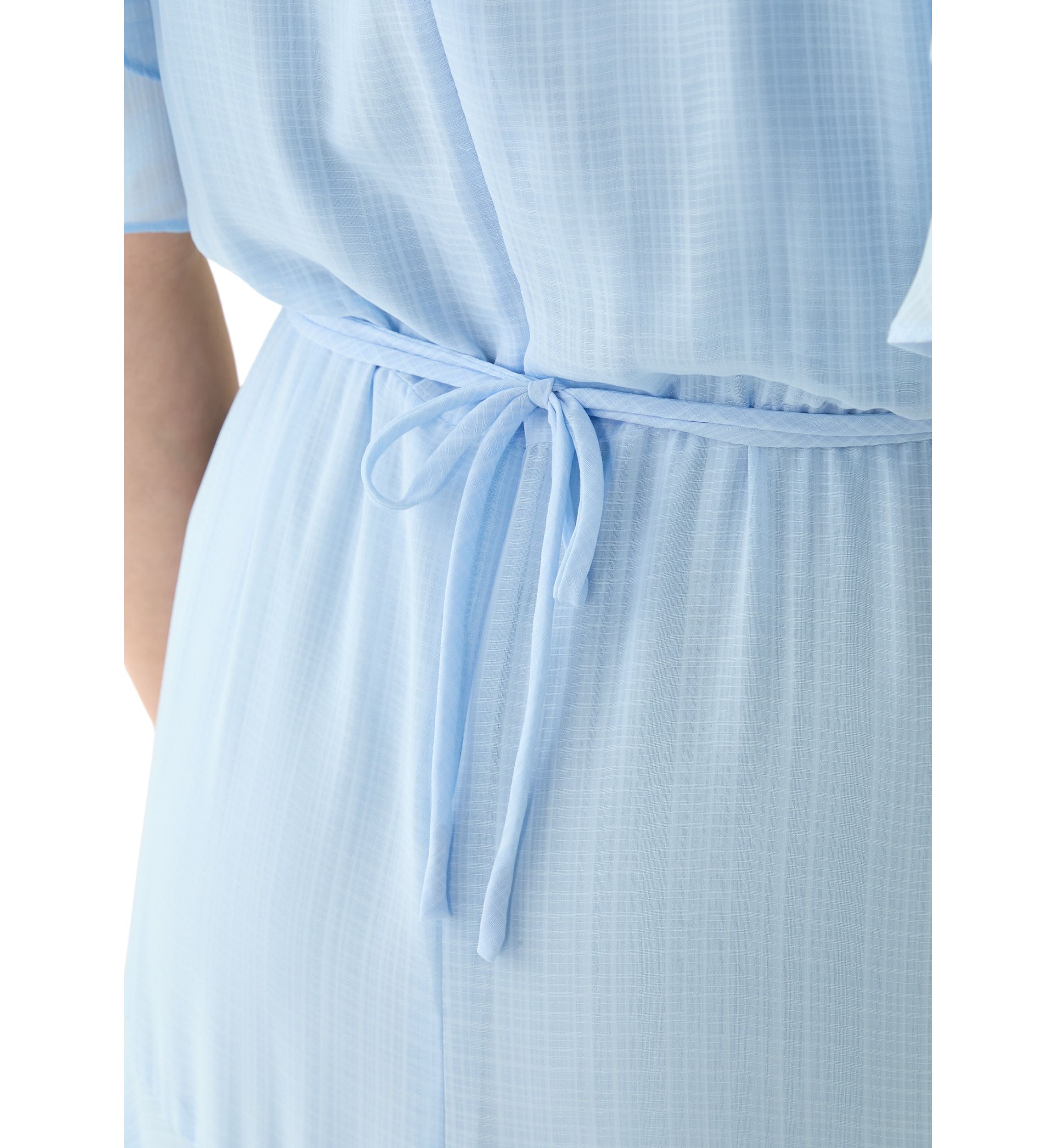 Plus Size Ruffled Chiffon Dress