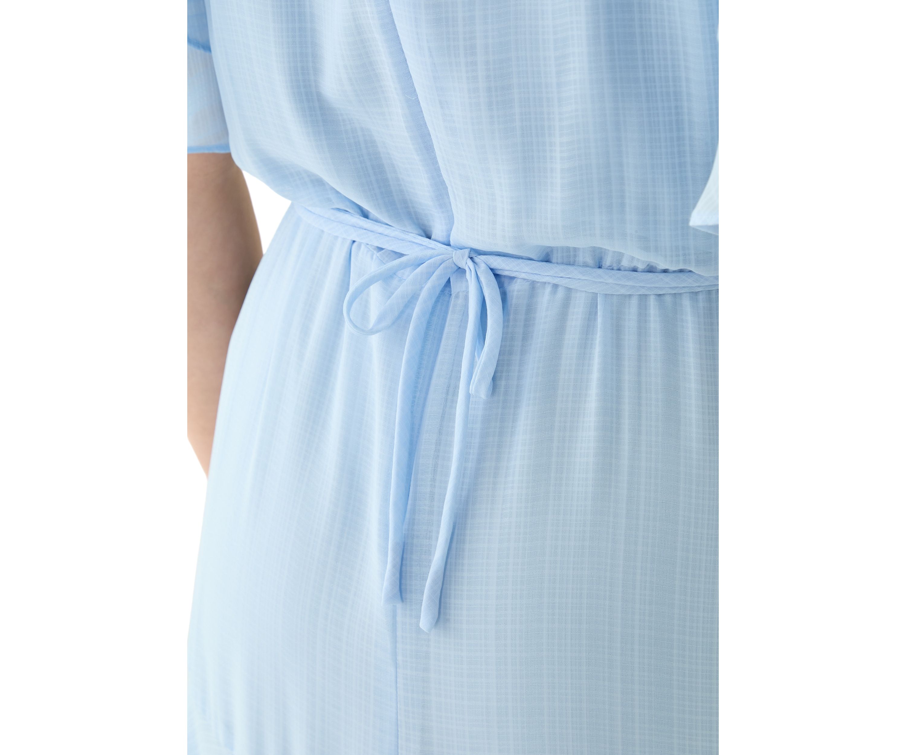 Plus Size Ruffled Chiffon Dress