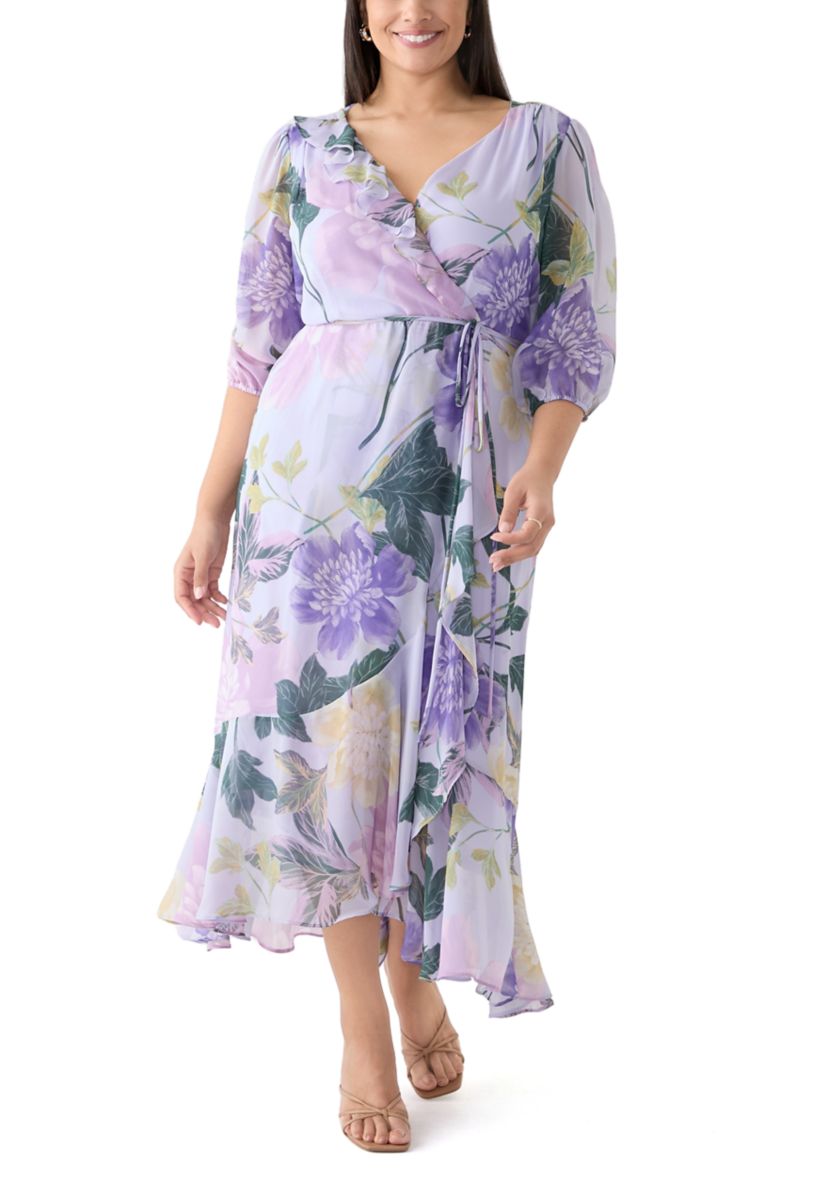 Womens Floral Maxi Dress