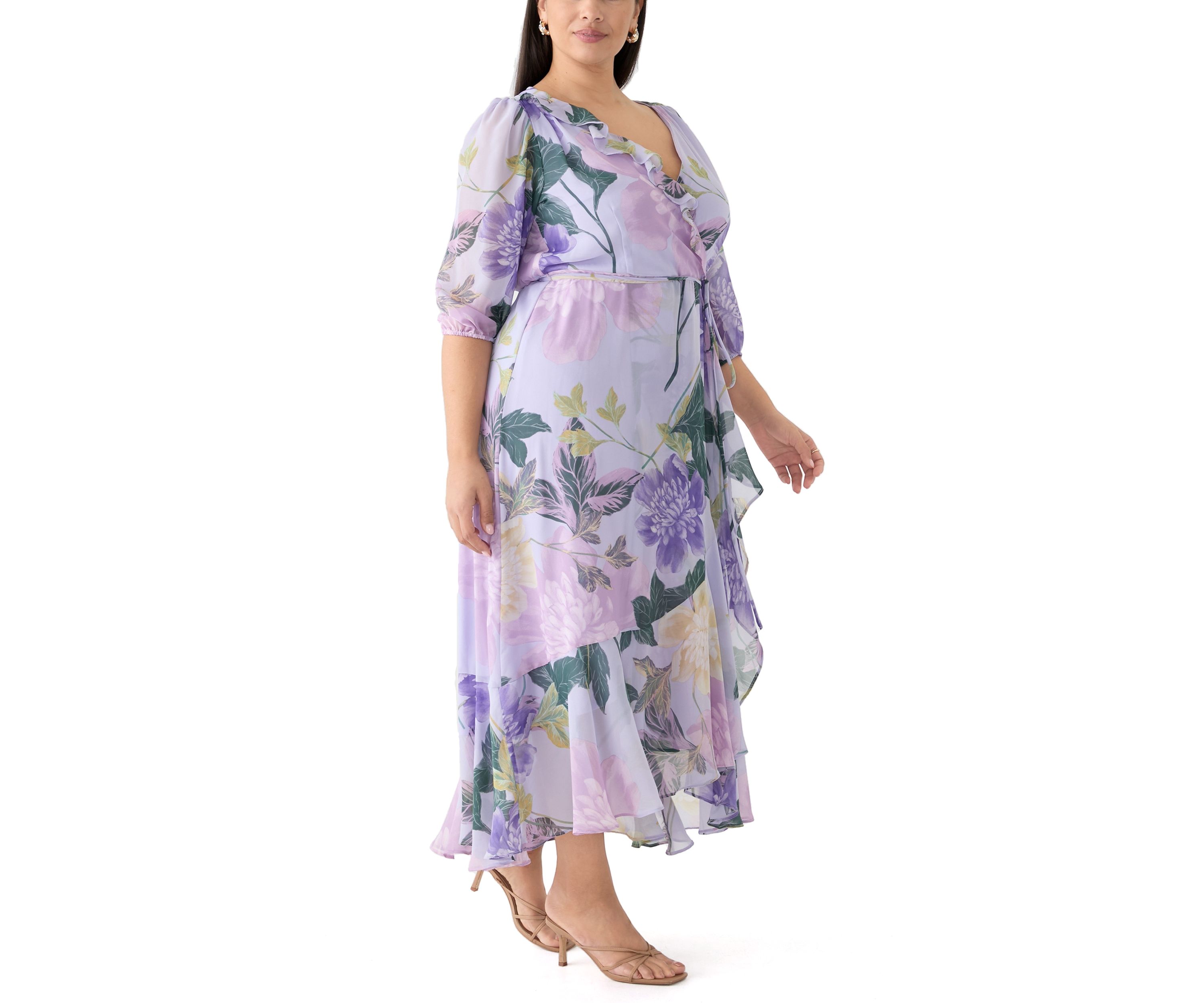 Womens Floral Maxi Dress