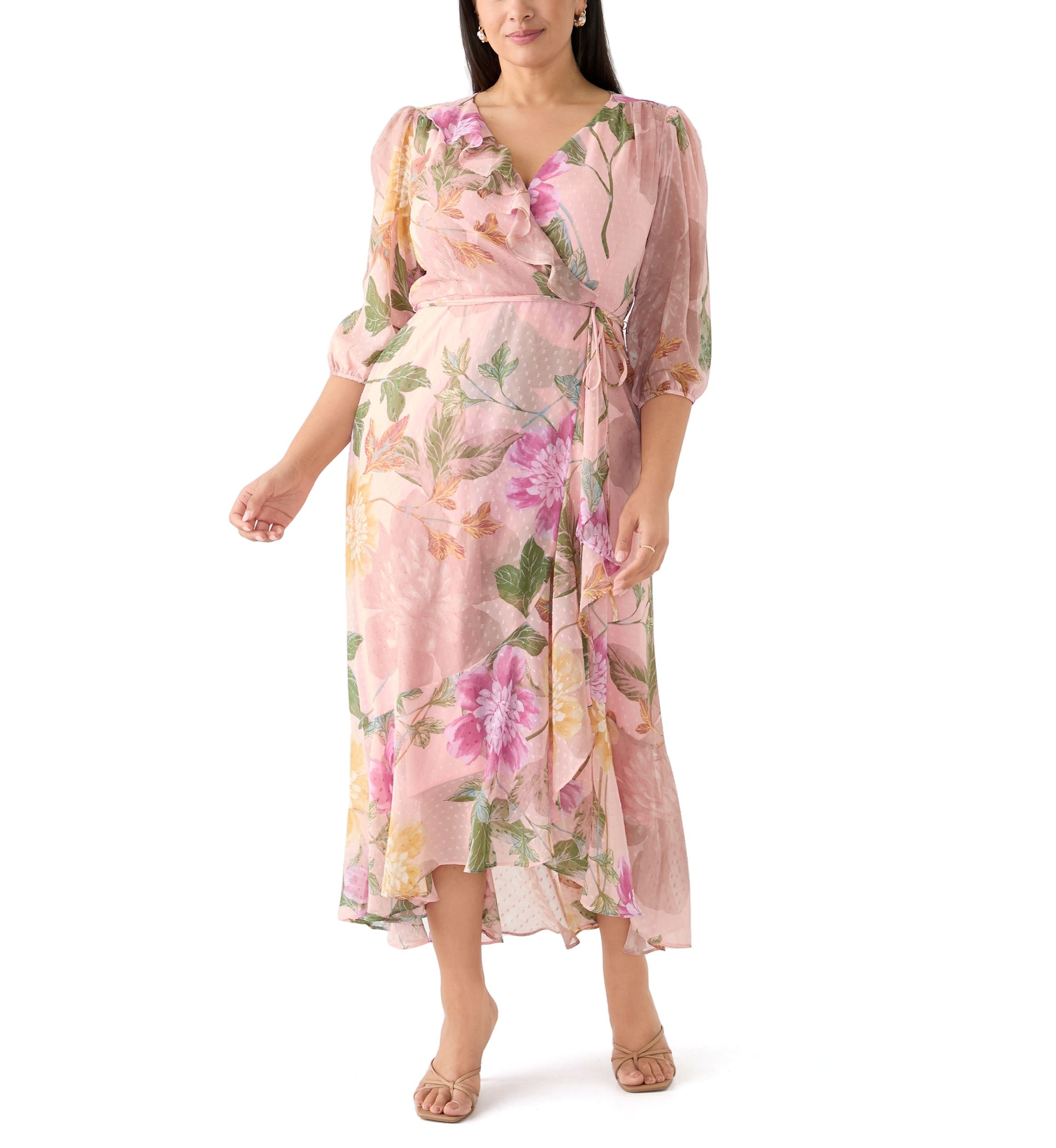 Plus Size Floral Maxi Dress