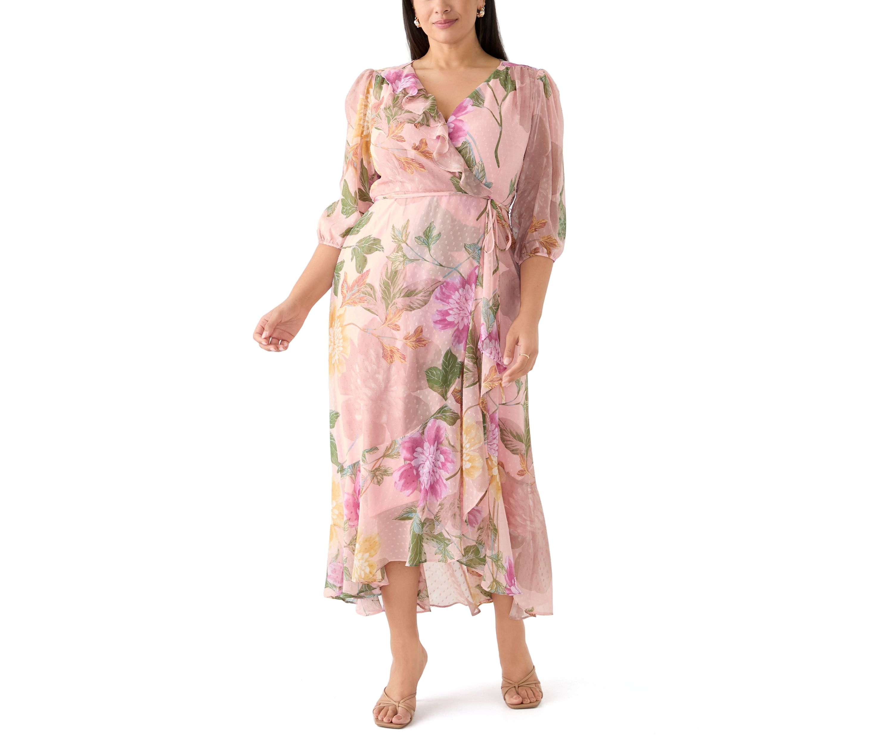 Plus Size Floral Maxi Dress