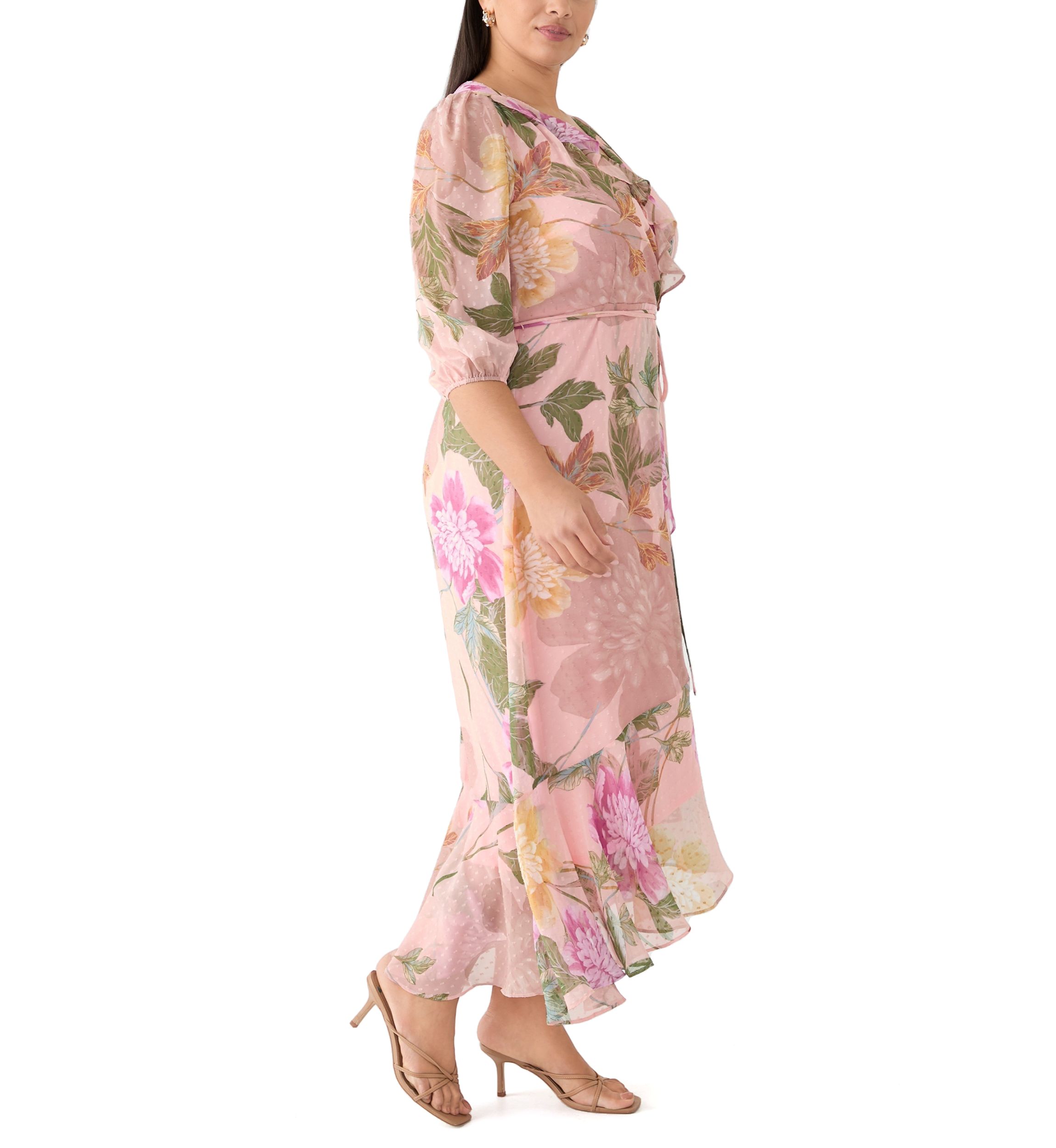 Plus Size Floral Maxi Dress