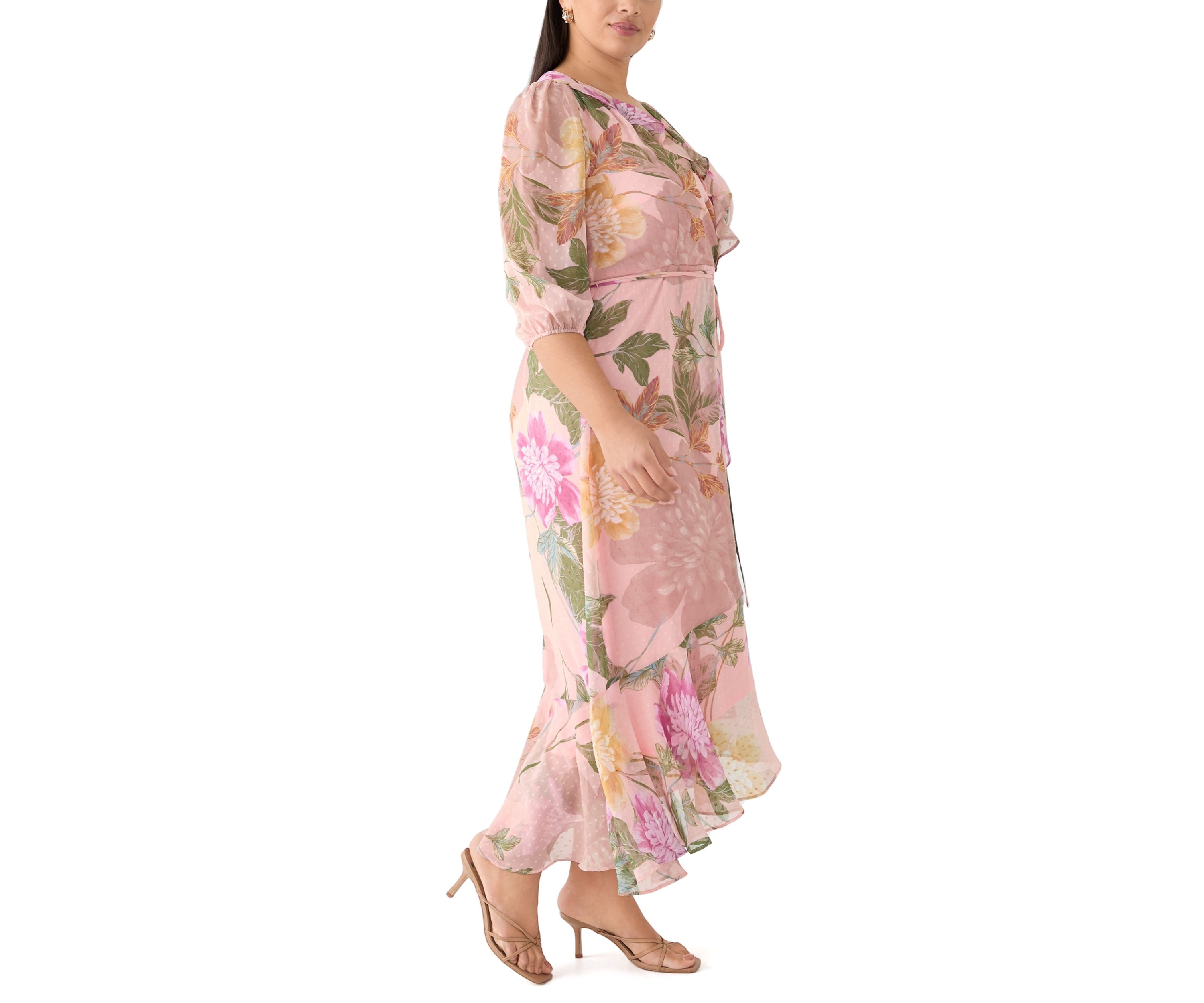 Plus Size Floral Maxi Dress