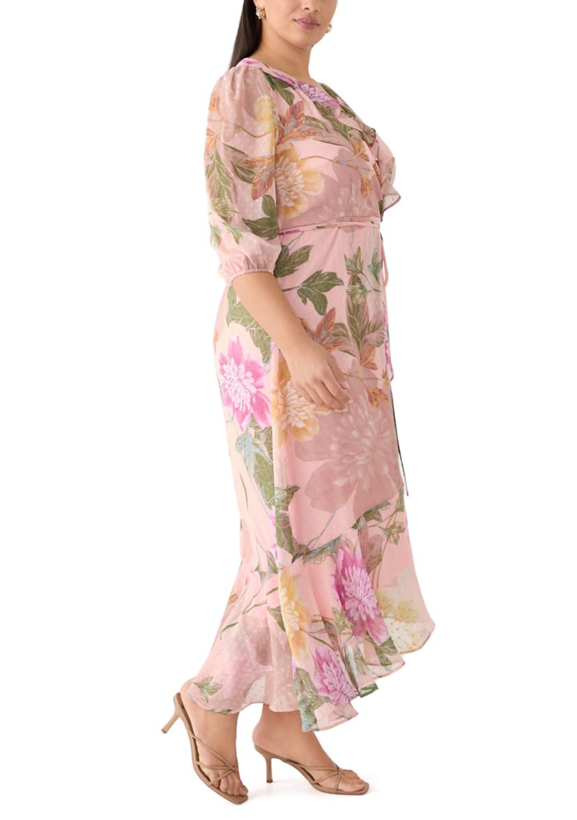 Plus Size Floral Maxi Dress