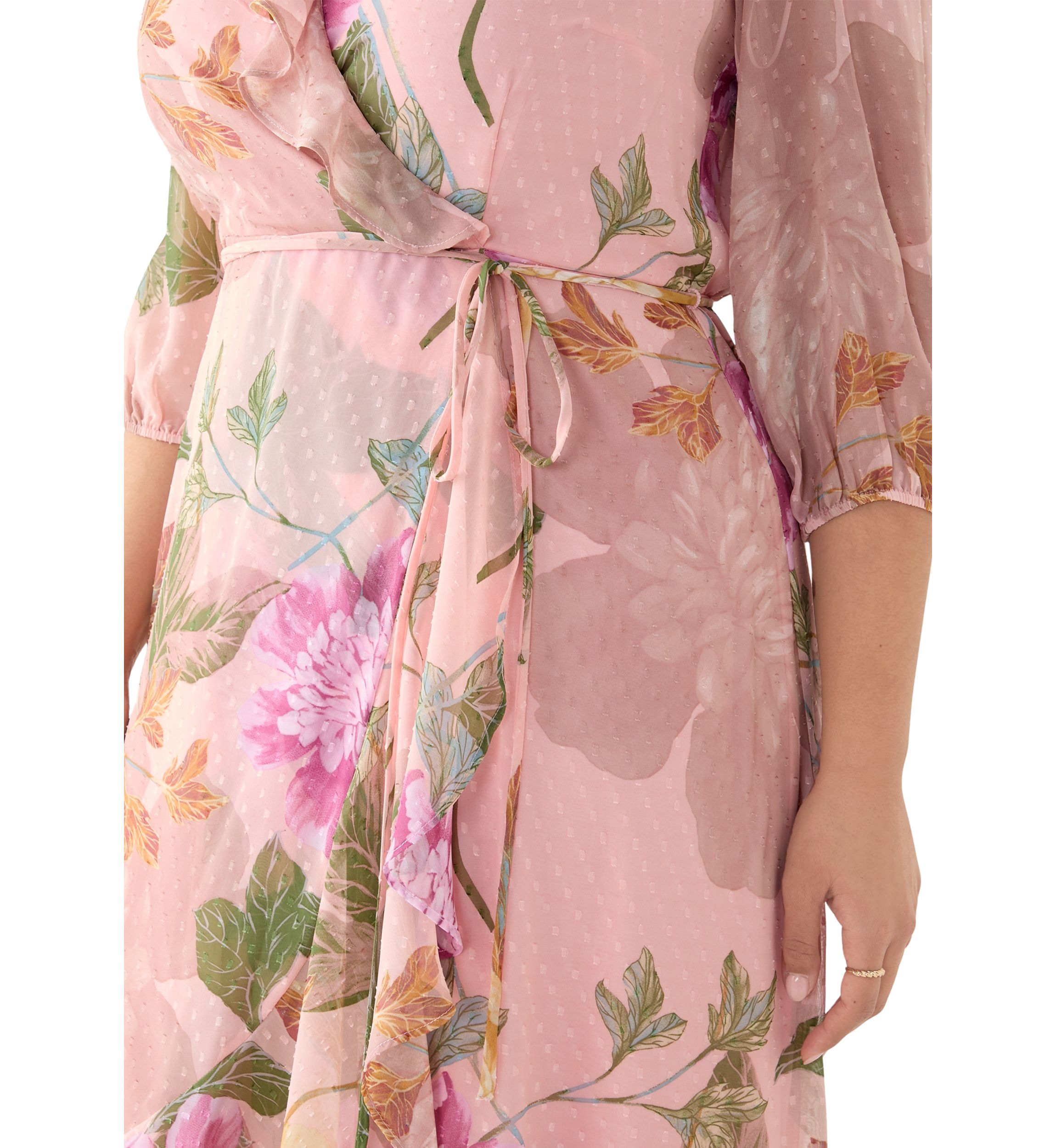 Plus Size Floral Maxi Dress