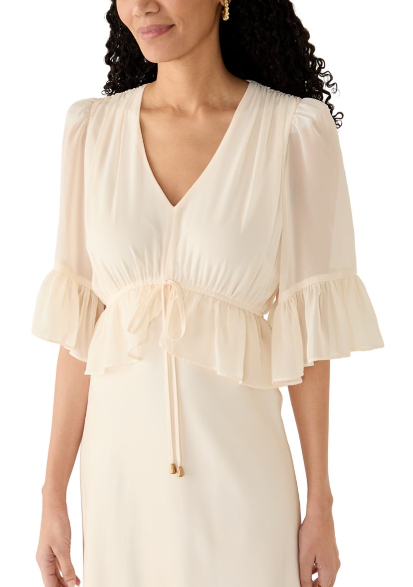 Maison Tara Women's Chiffon Maxi Dress | Belk