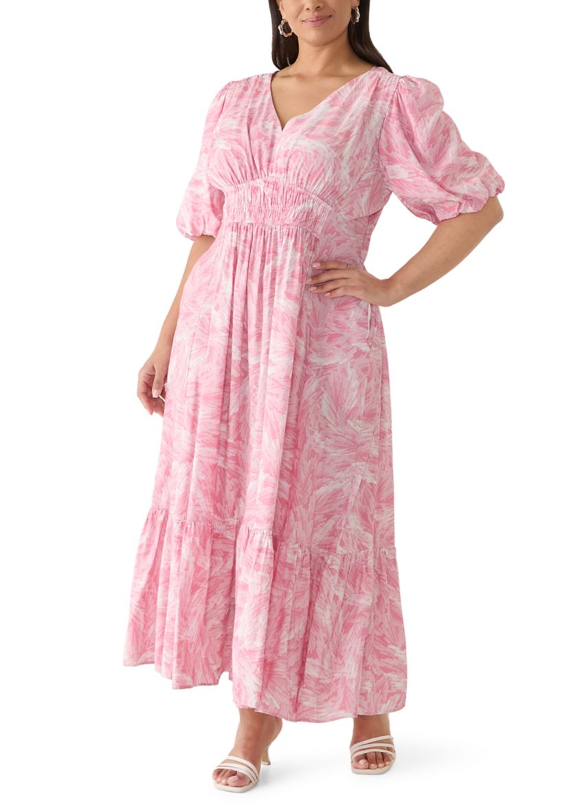 a line dress tall Tall Sequin A-Line Evening Dress Pink / US 14