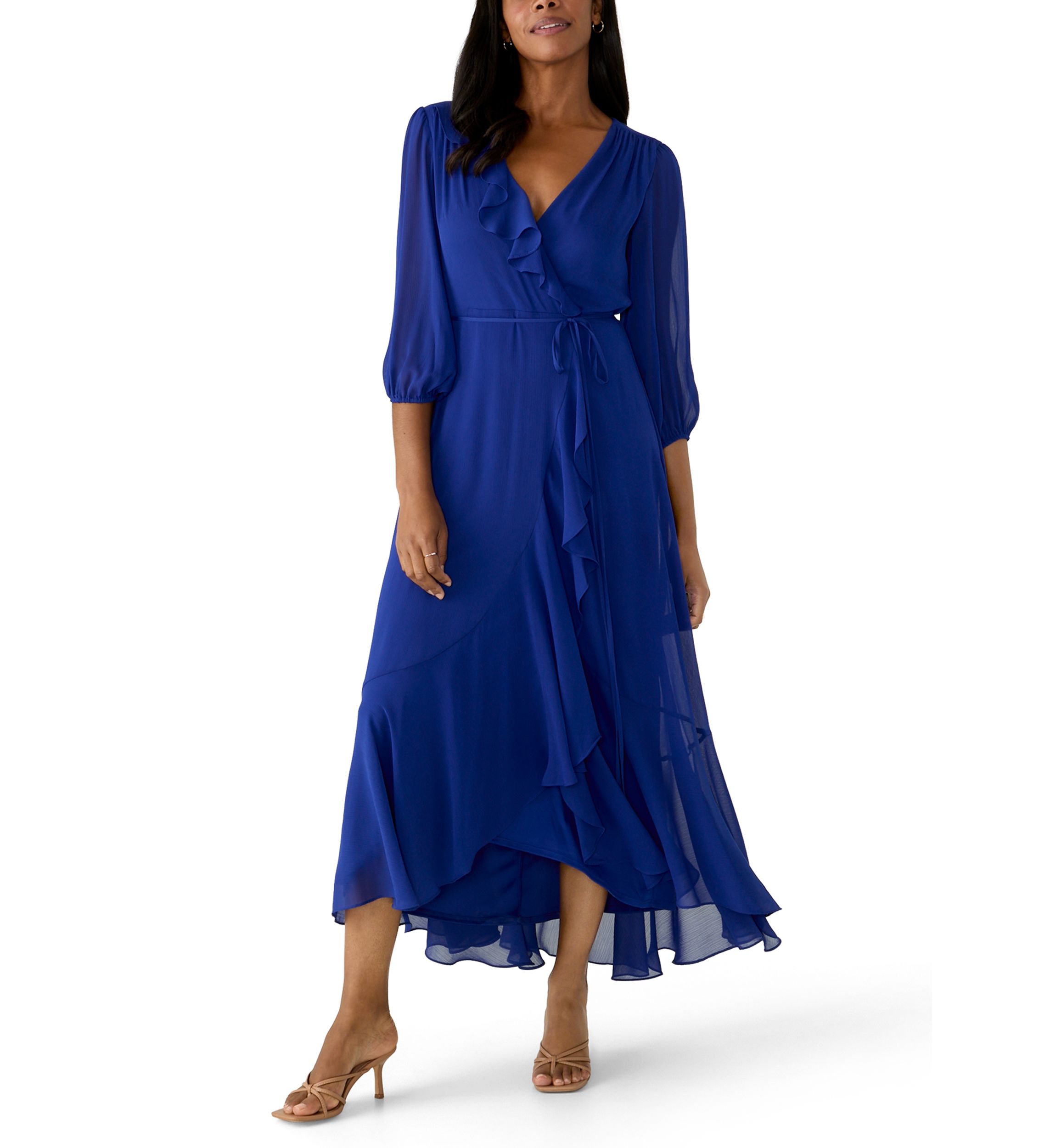 belks women dresses Women's Maxi Color:Purple/Gold Denim Dresses | Sustainable Size-16 Designer dresses