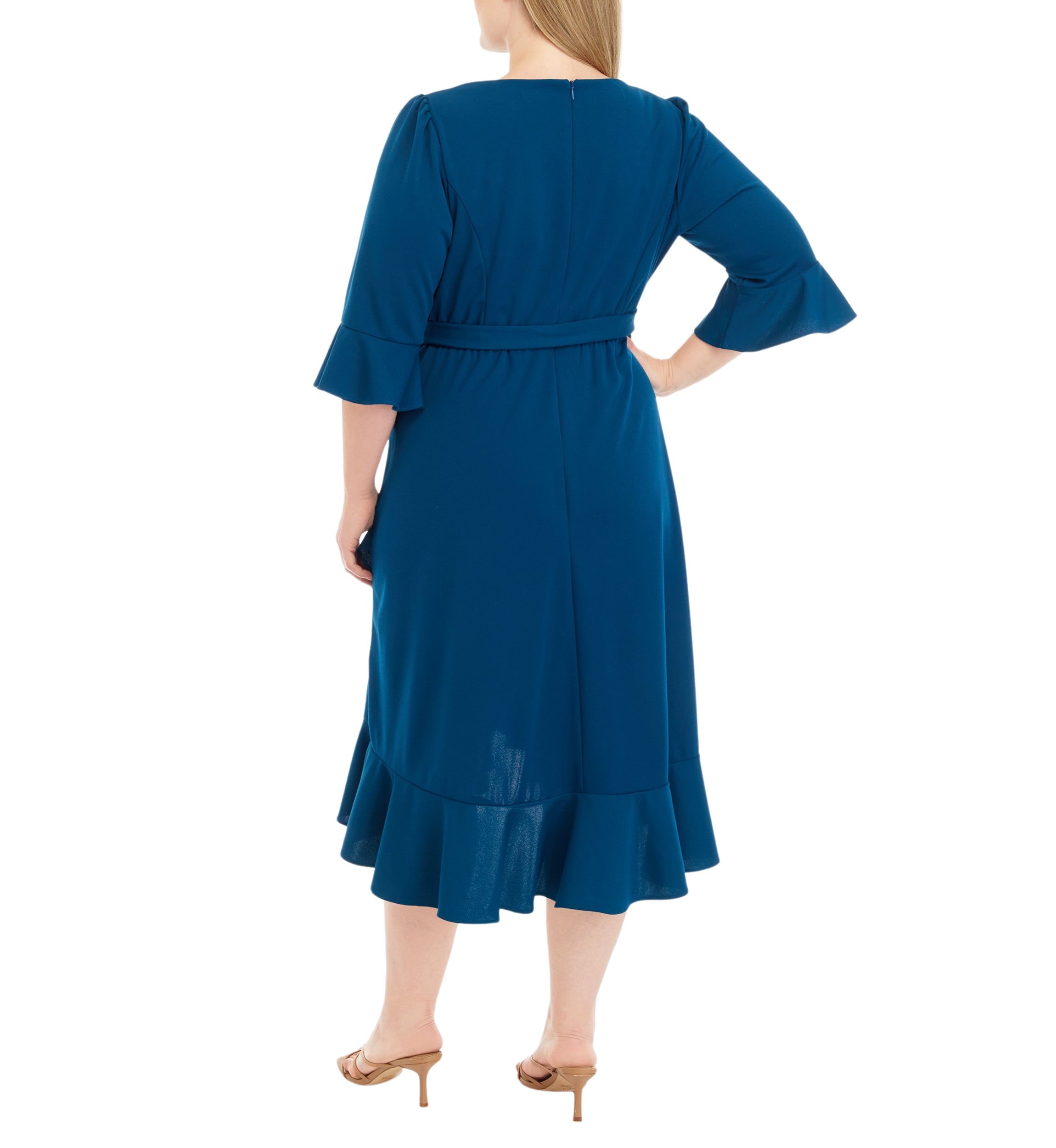 Plus Size Bell Sleeve Dress