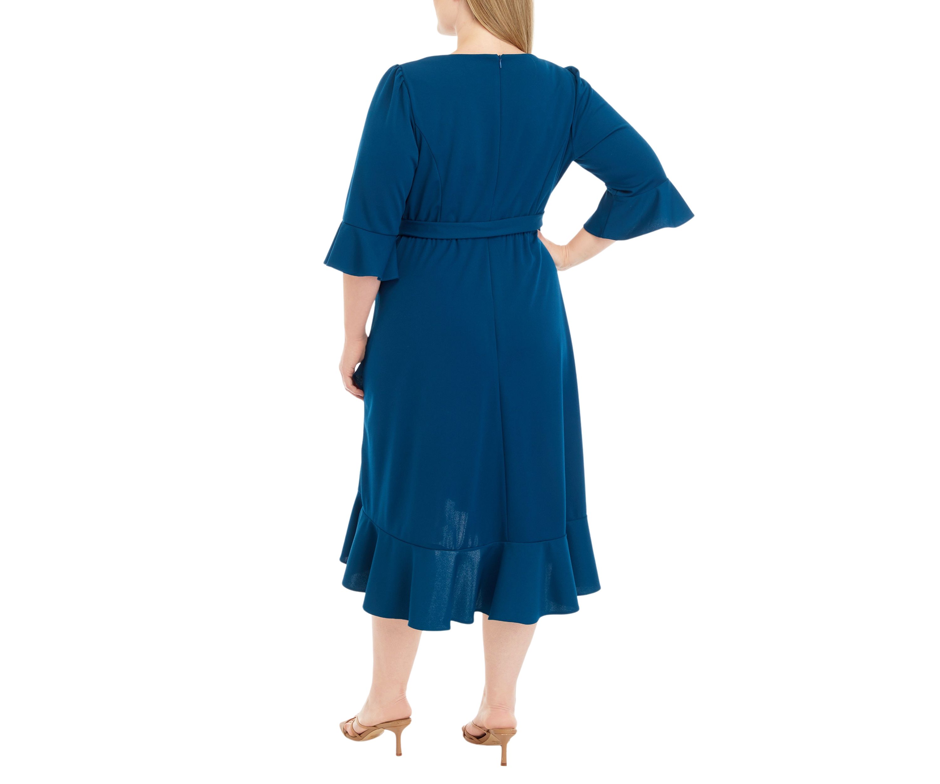 Plus Size Bell Sleeve Dress