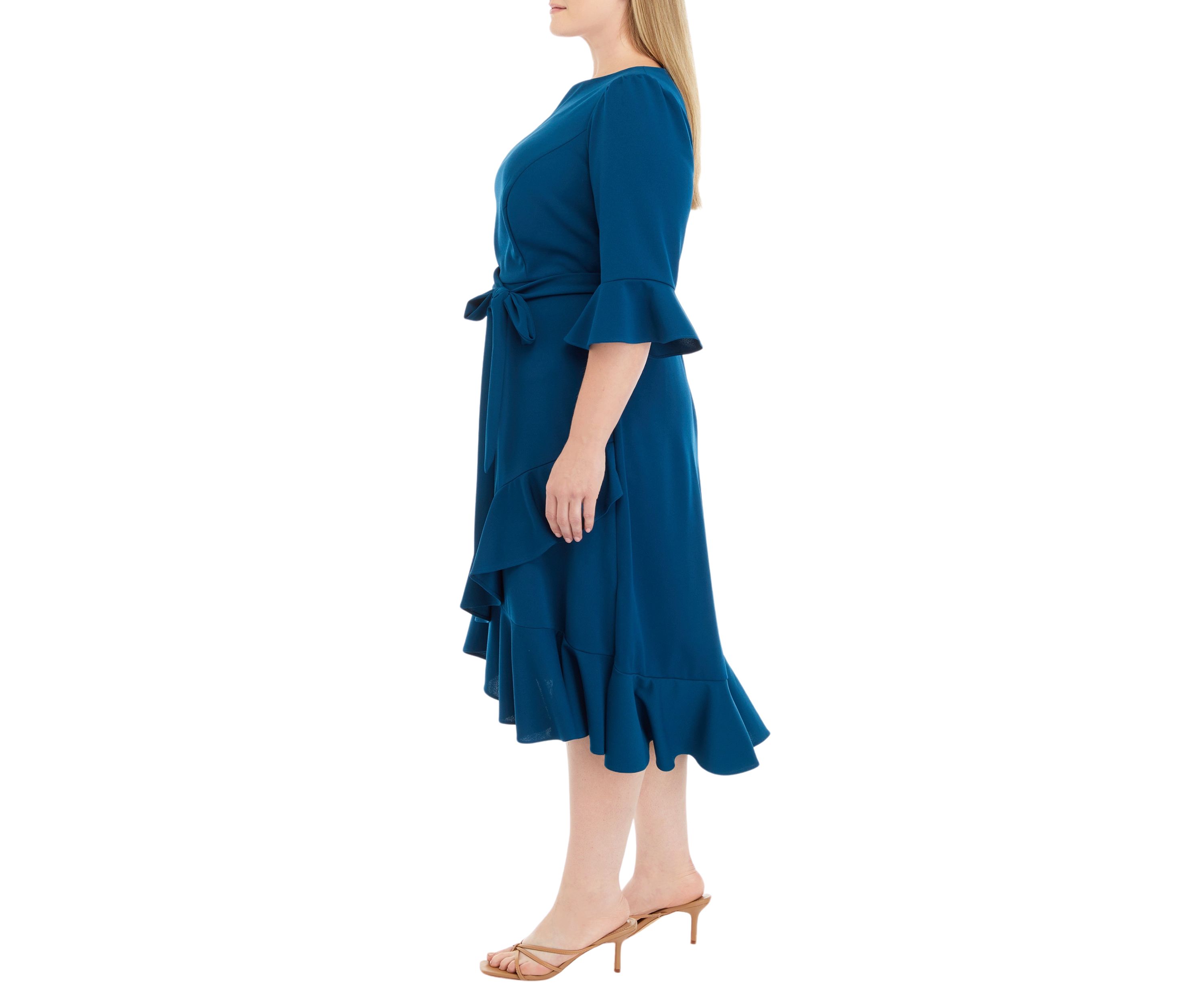 Plus Size Bell Sleeve Dress