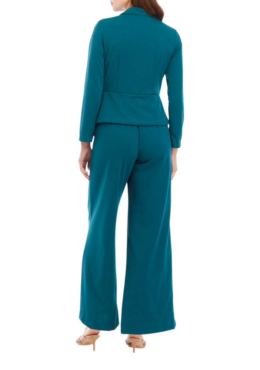 Womens V-Neck Collared Jumpsuit 