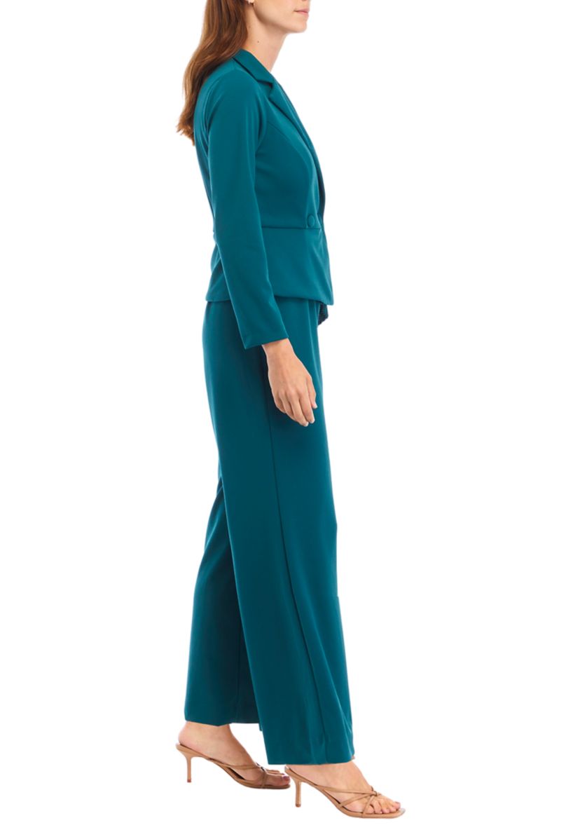 Womens V-Neck Collared Jumpsuit 