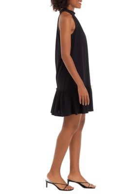 Women's Sleeveless Halter A-Line Dress