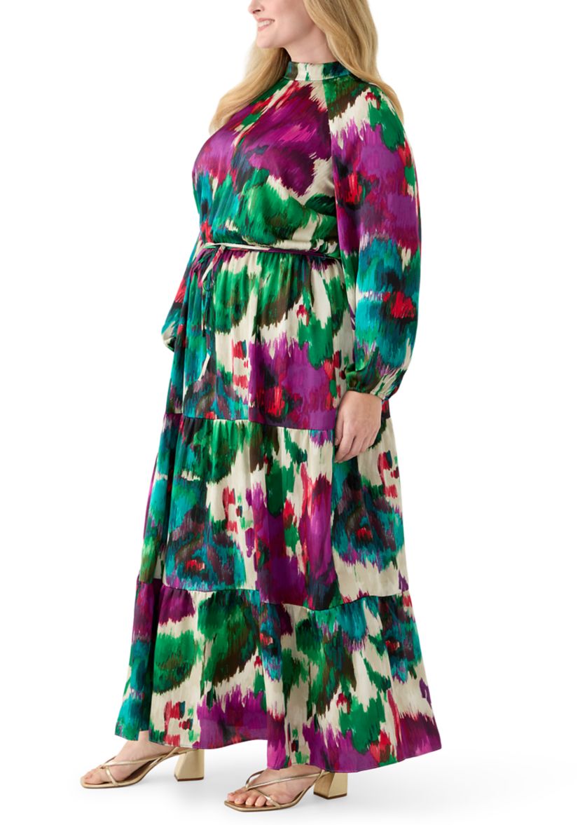 womens cotton midi dress Sara Bloom Chiffon Maxi Dress main image 1