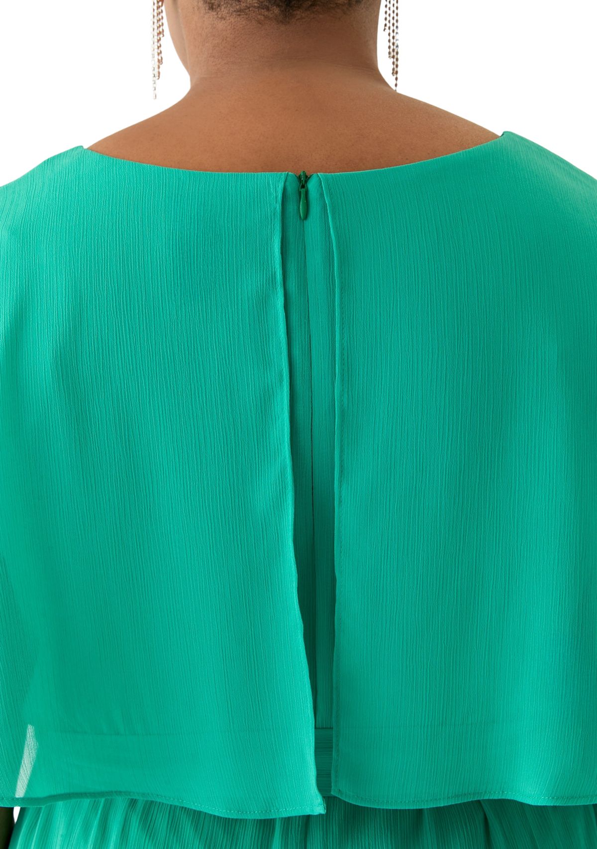 Womens Cape Sleeve Maxi Dress