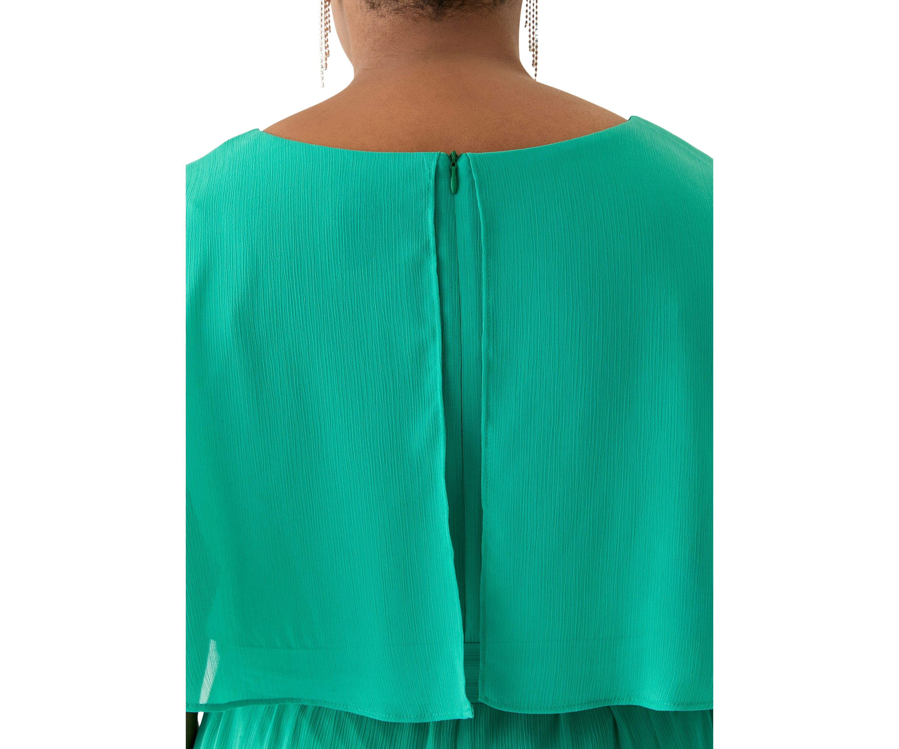 Womens Cape Sleeve Maxi Dress