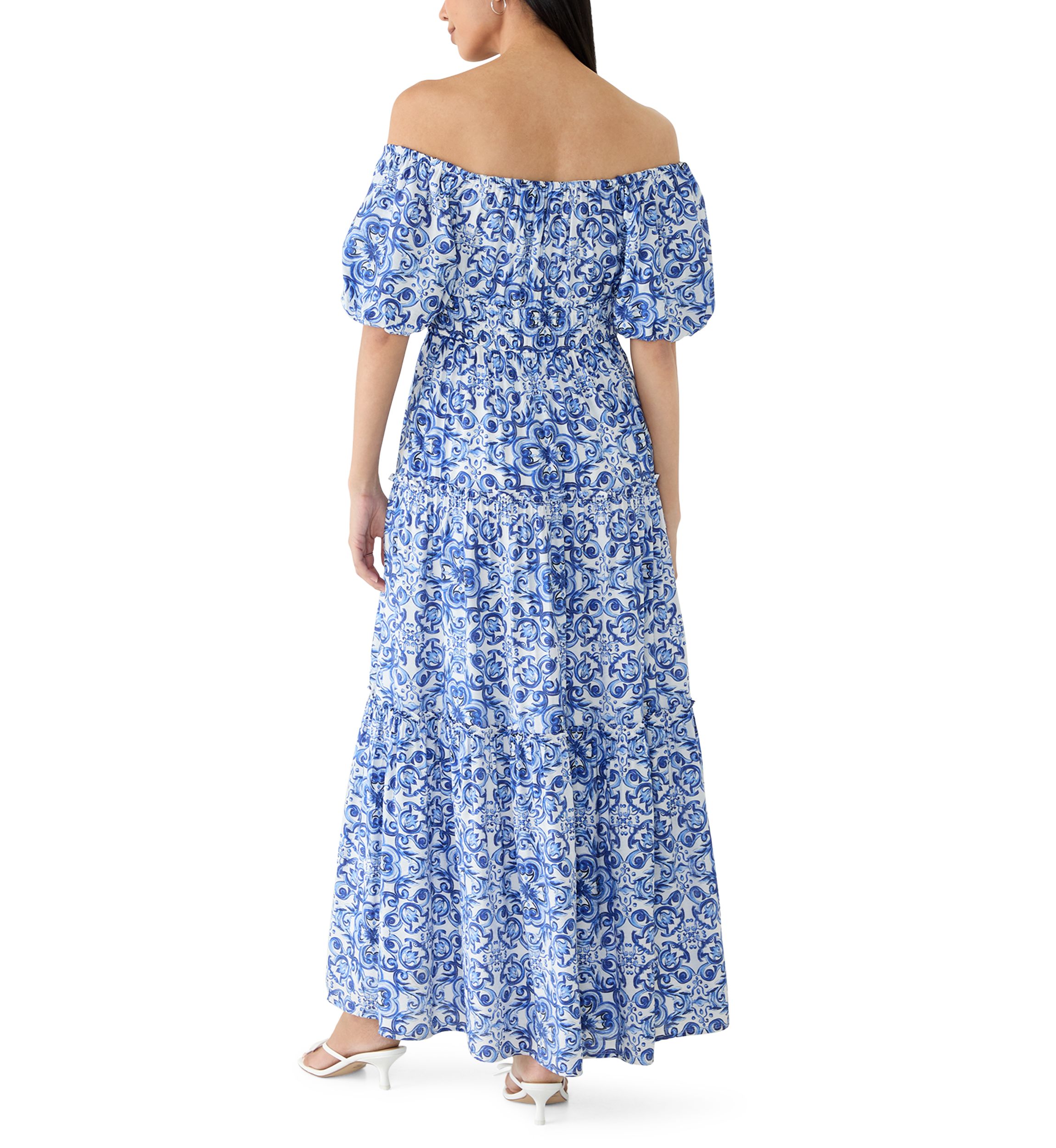 dress the population tara off the shoulder Tara Off the Shoulder Midi Dress (Women)