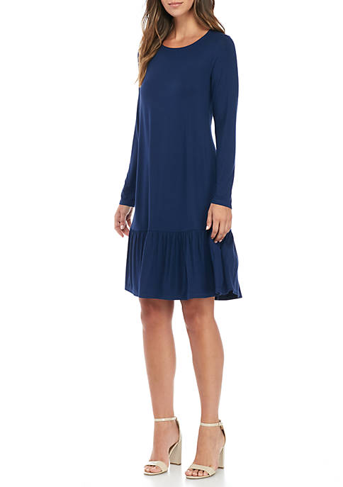 Spense Long-Sleeve Jersey Dress | belk
