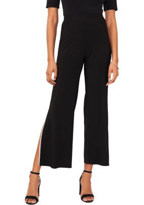 MSK Women's Rhinestone Trim Side Slit Pants | belk