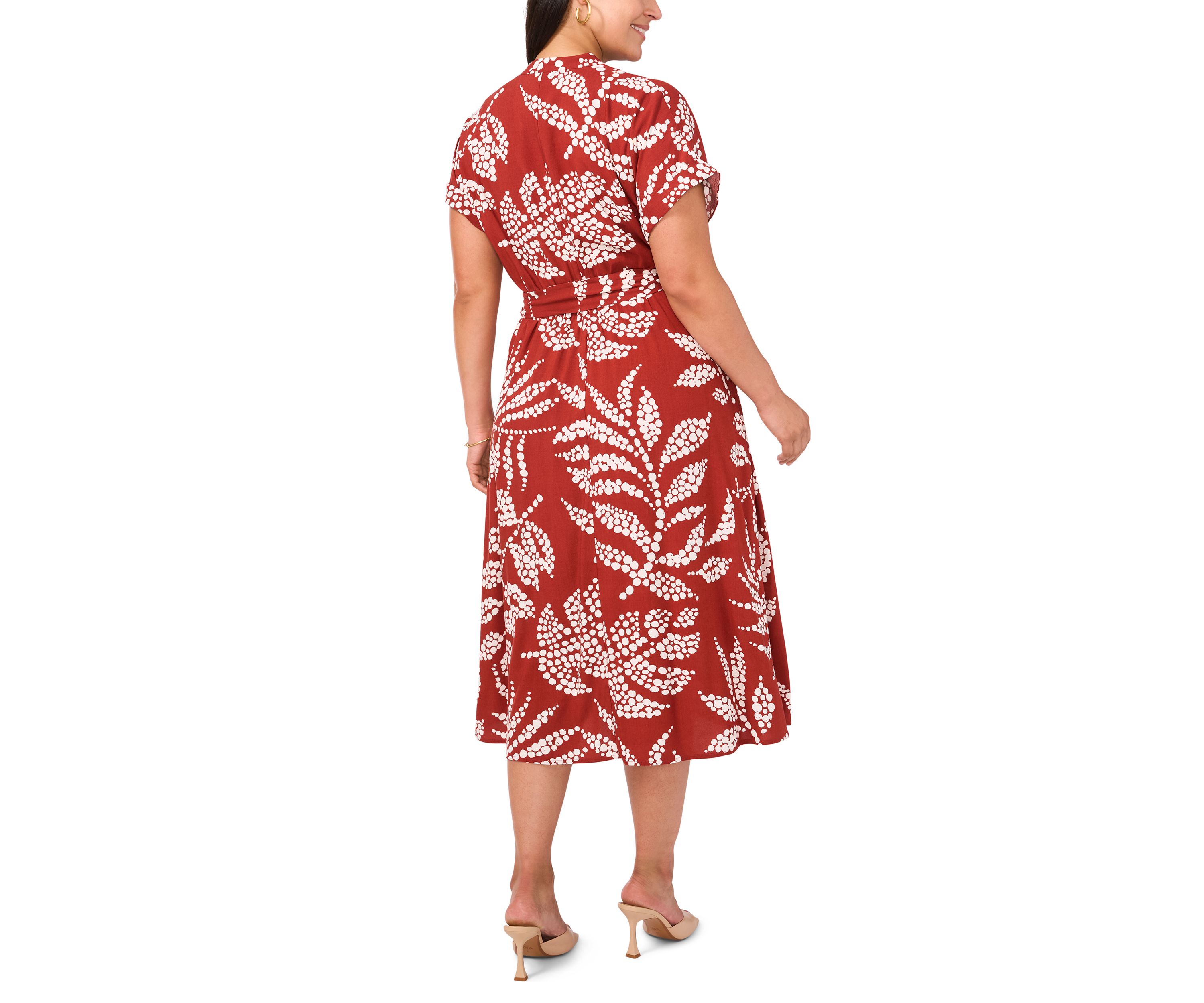Plus Size V-Neck Maxi Dress