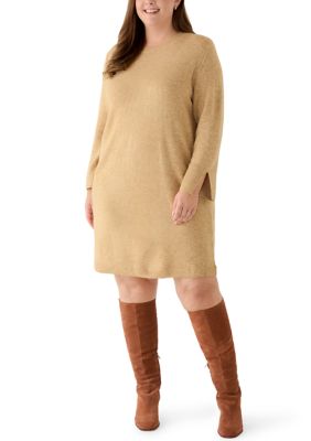 MSK Women's Plus Size A-Line Sweater Dress, 3X