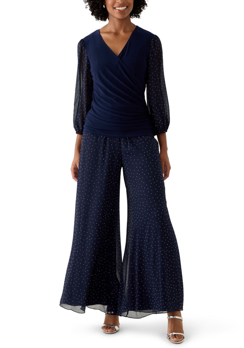 Womens Long Sleeve V-Neck Top