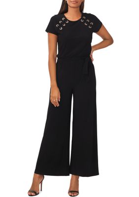 MSK Women's Short Sleeve Hardware Jumpsuit | belk