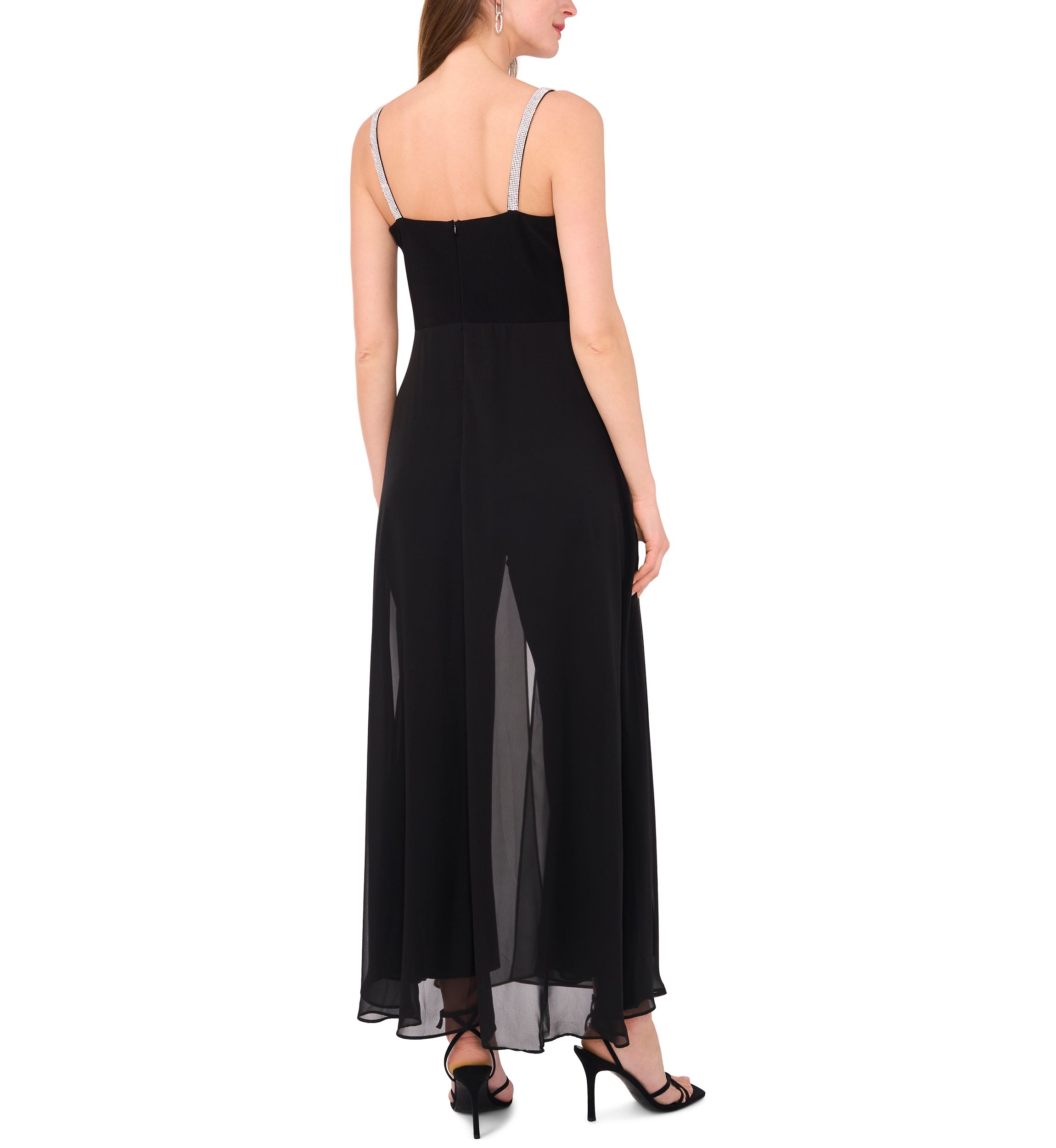 Womens Solid Sleeveless Jumpsuit