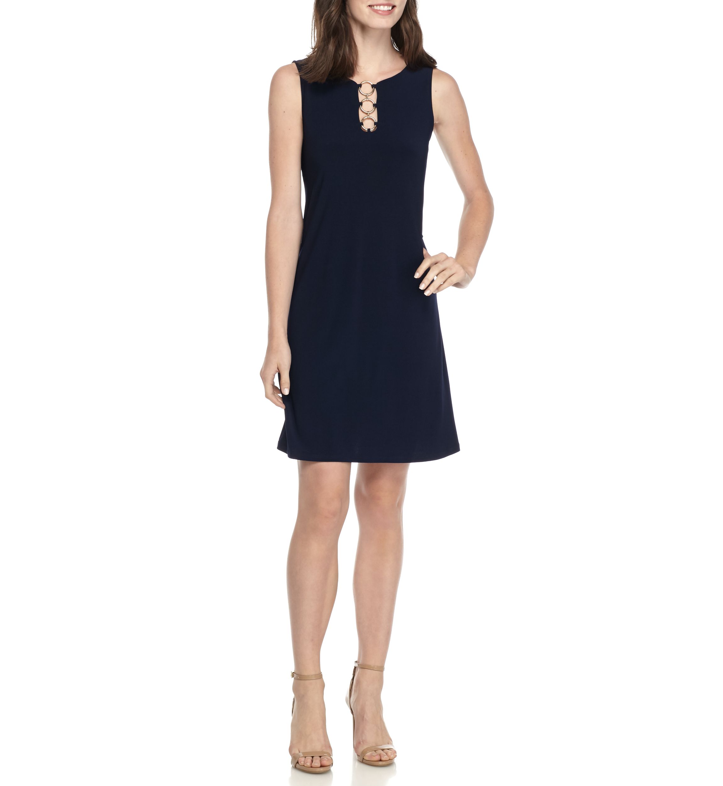 Womens Jersey Trapeze Dress