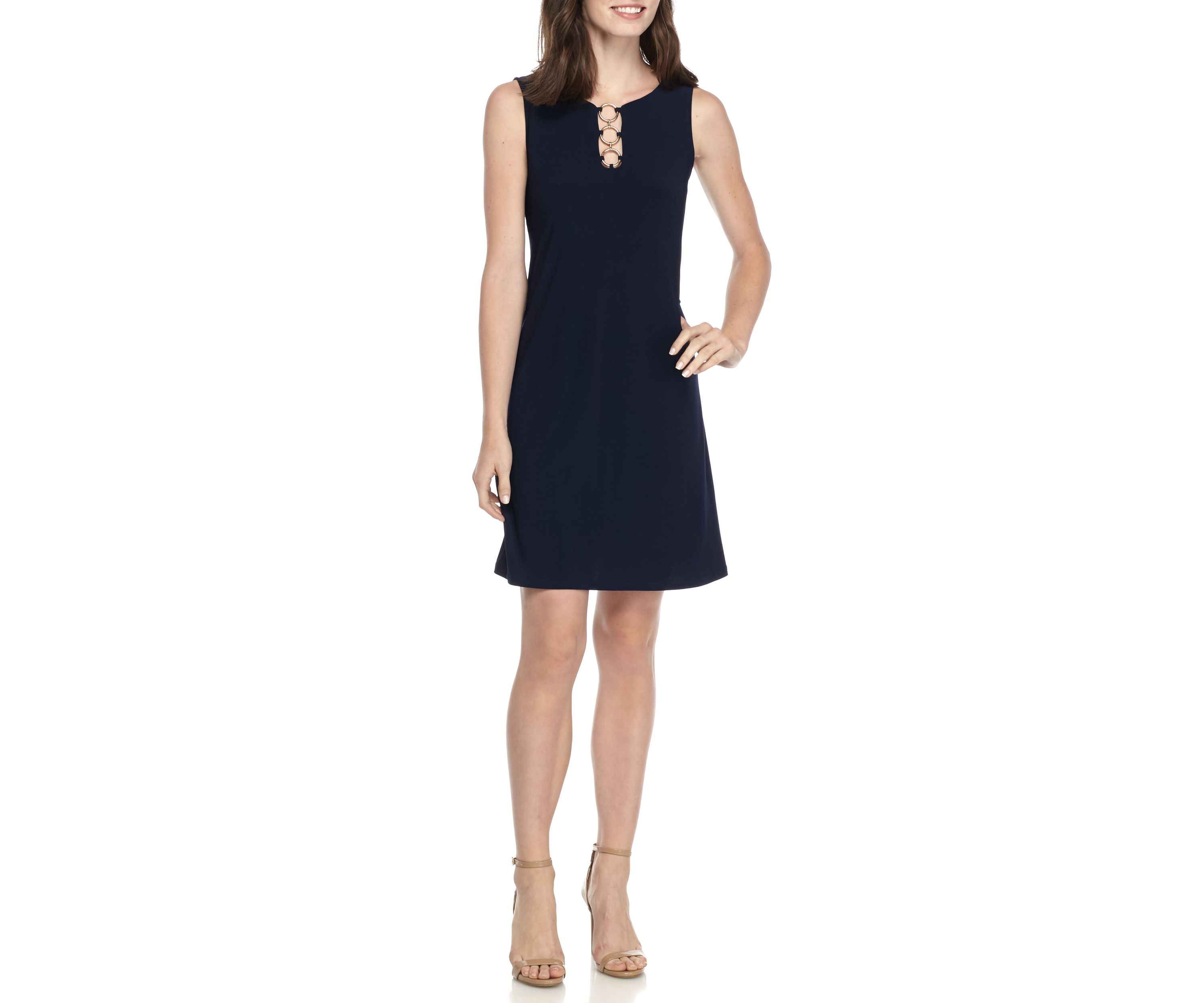 Womens Jersey Trapeze Dress