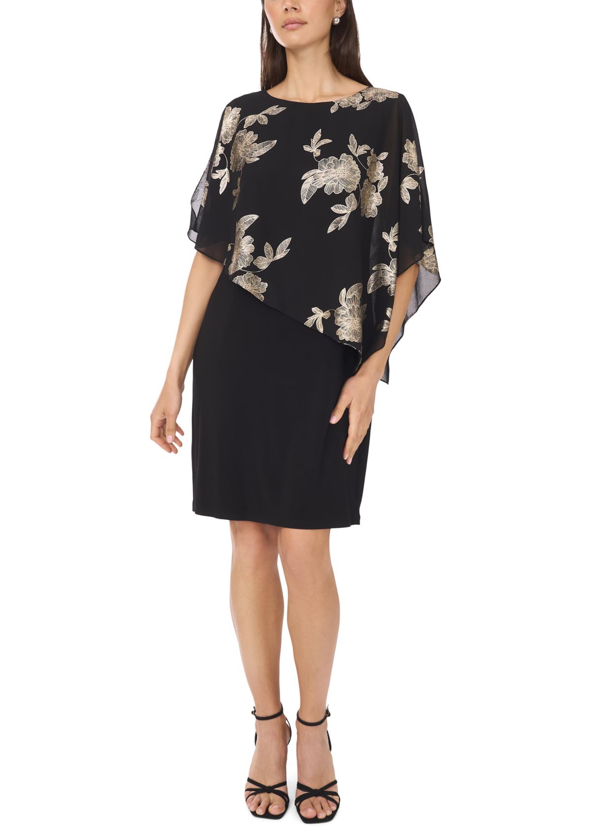 Womens Printed A-Line Dress