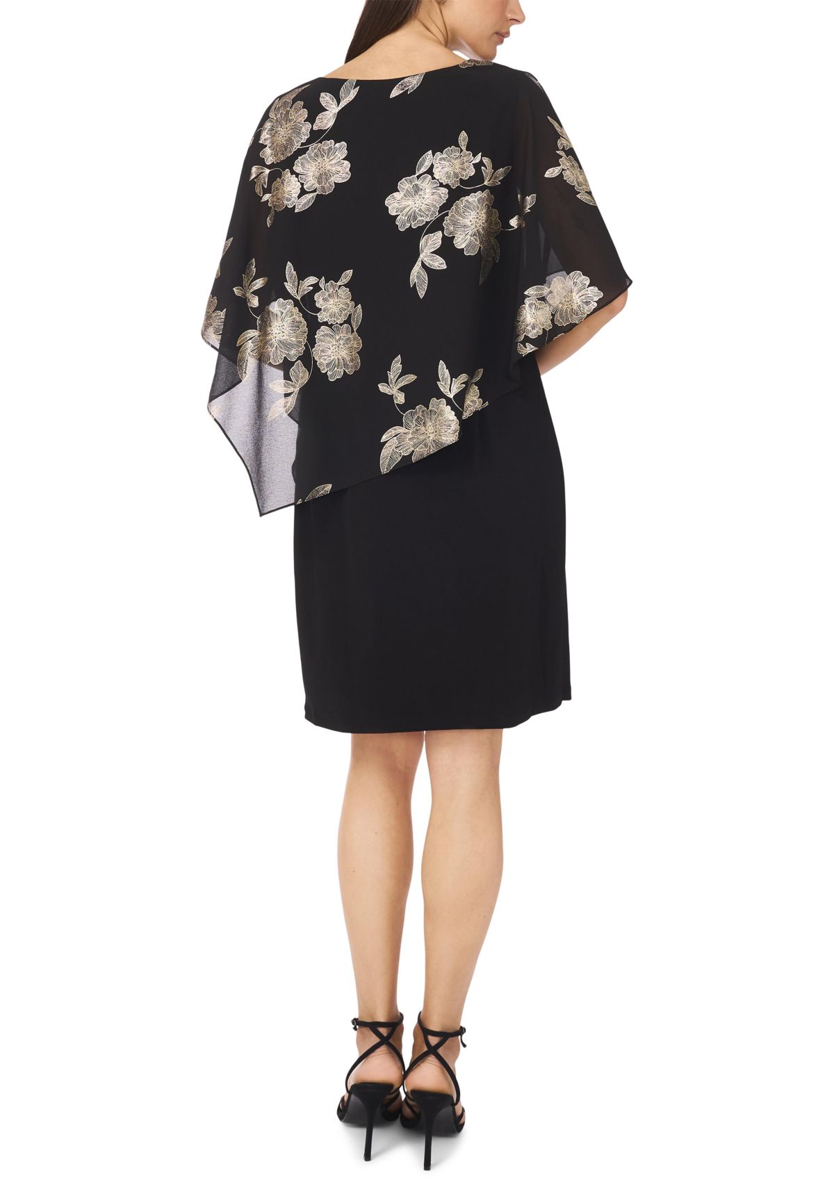 Womens Printed A-Line Dress