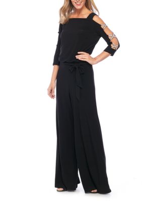 MSK Three-Quarter Sleeve Jumpsuit | belk