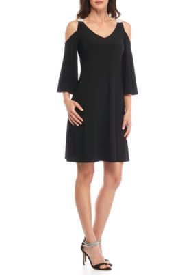 MSK Cold Shoulder Shift Dress | belk