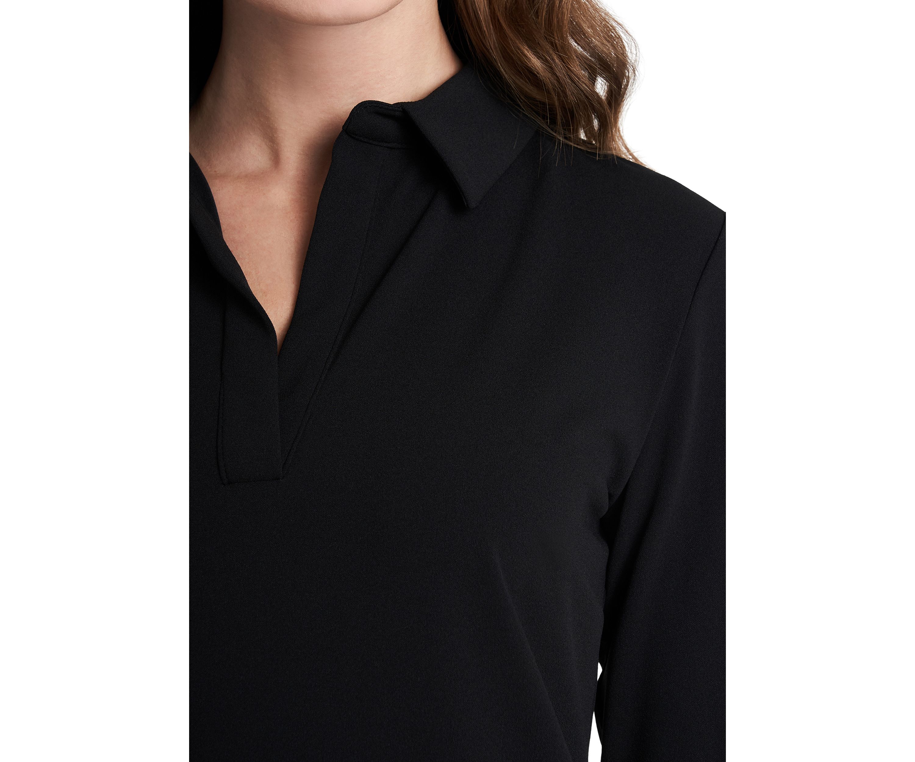 Womens Grommet Pocket Solid Dress