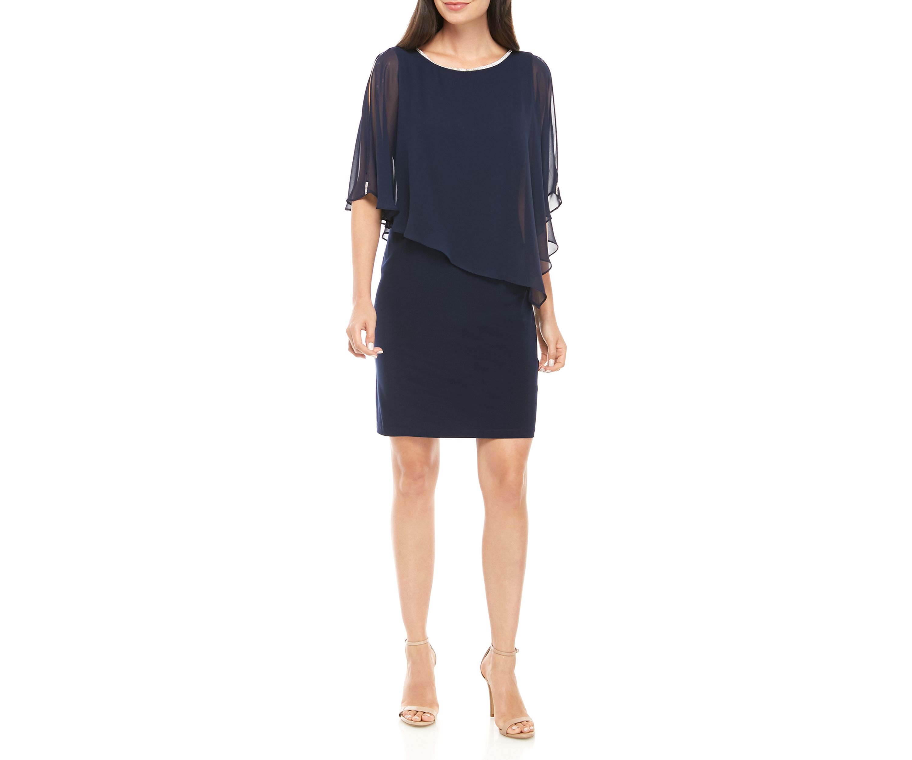 Womens Chiffon Popover Top