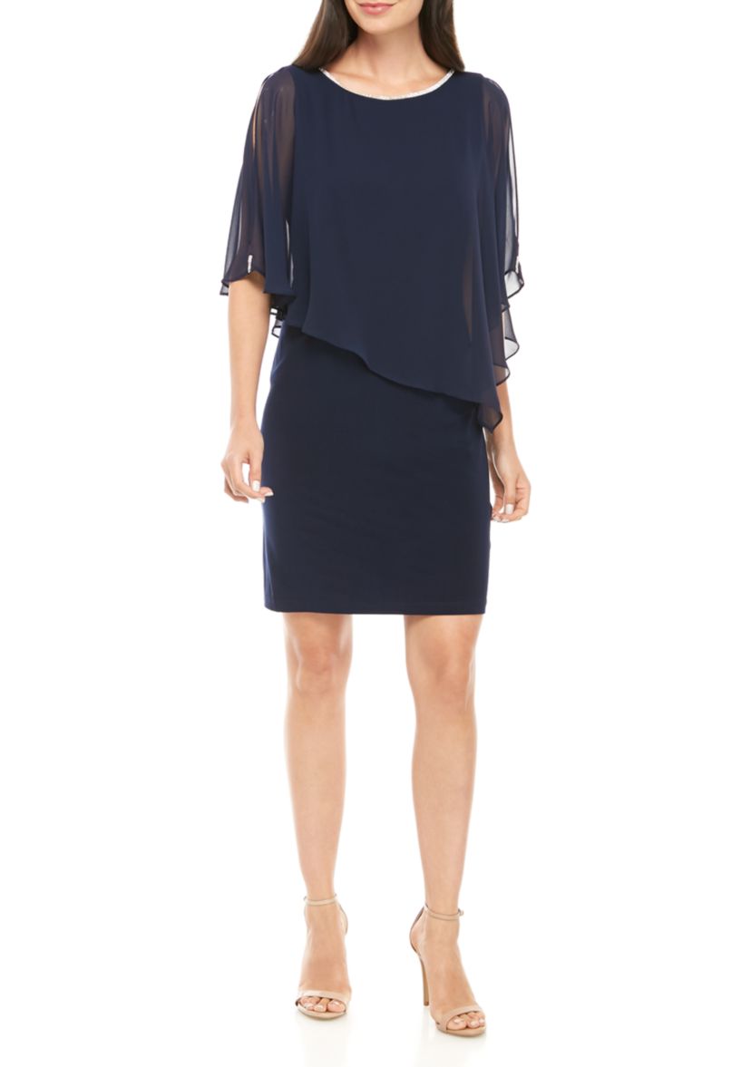 Womens Chiffon Popover Top
