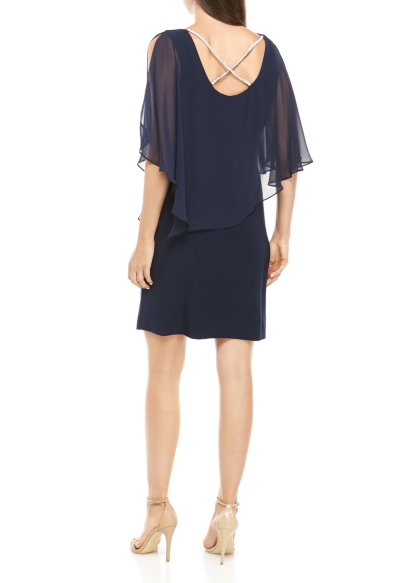 Womens Chiffon Popover Top