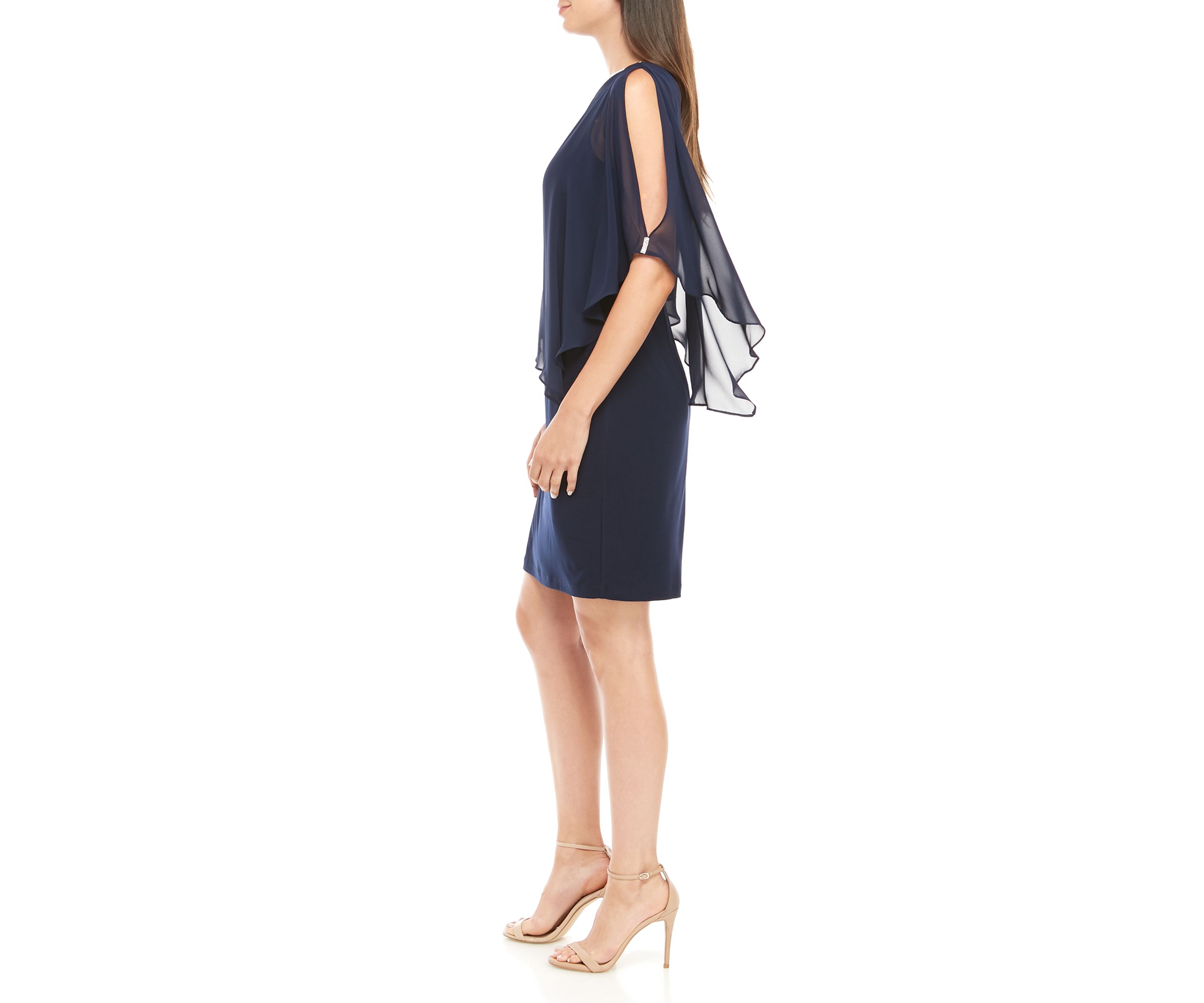 Womens Chiffon Popover Top