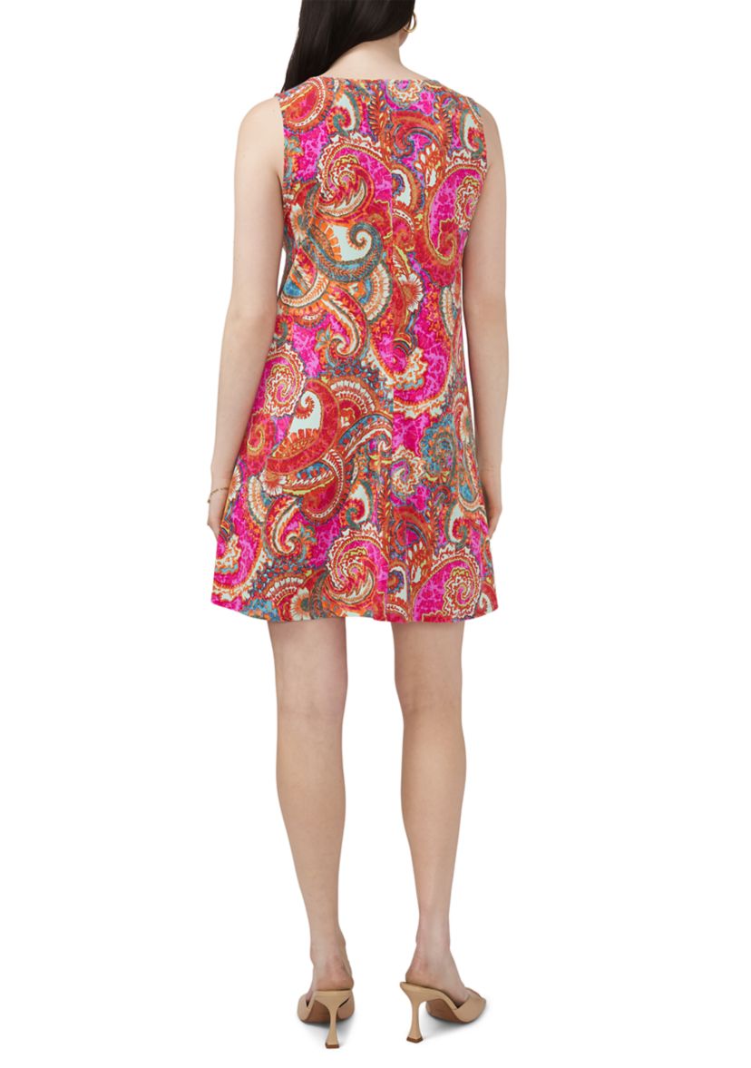 Womens Paisley Printed Dress