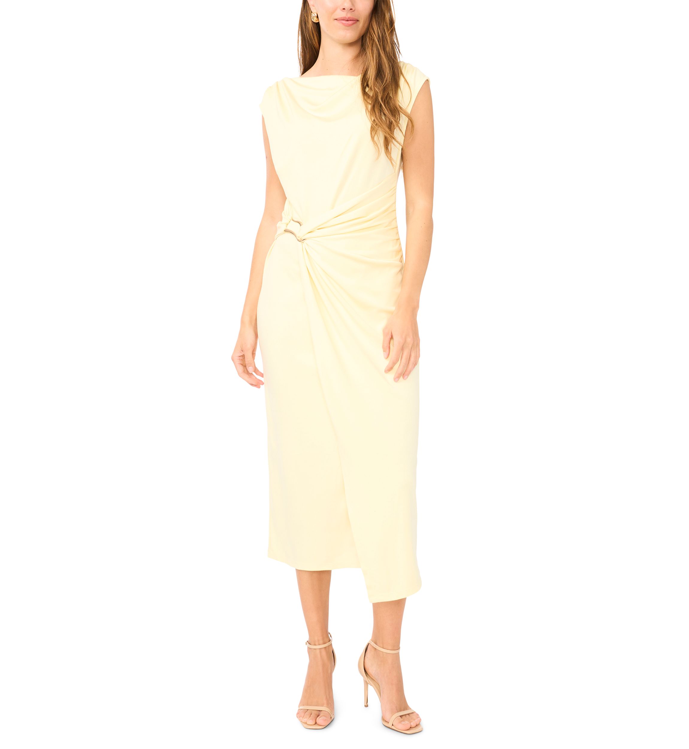 belk gold dress BEL MAXI DRESS IN GOLD – AndreaAlmeida main image 0