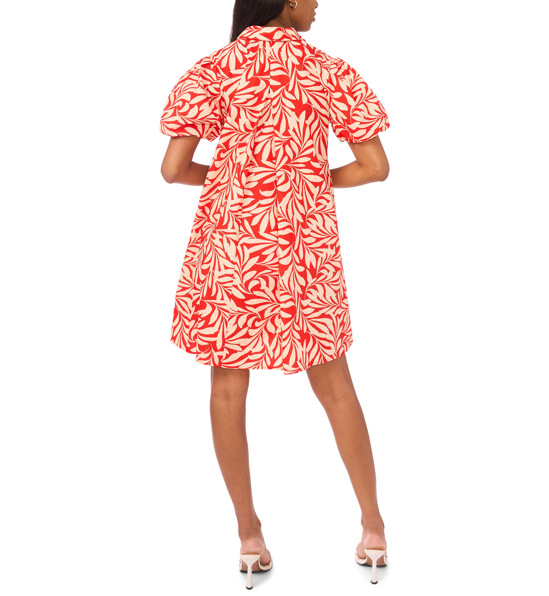 msk short sleeve swing dresses MSK Women's Short Sleeve Cotton Mini Dress