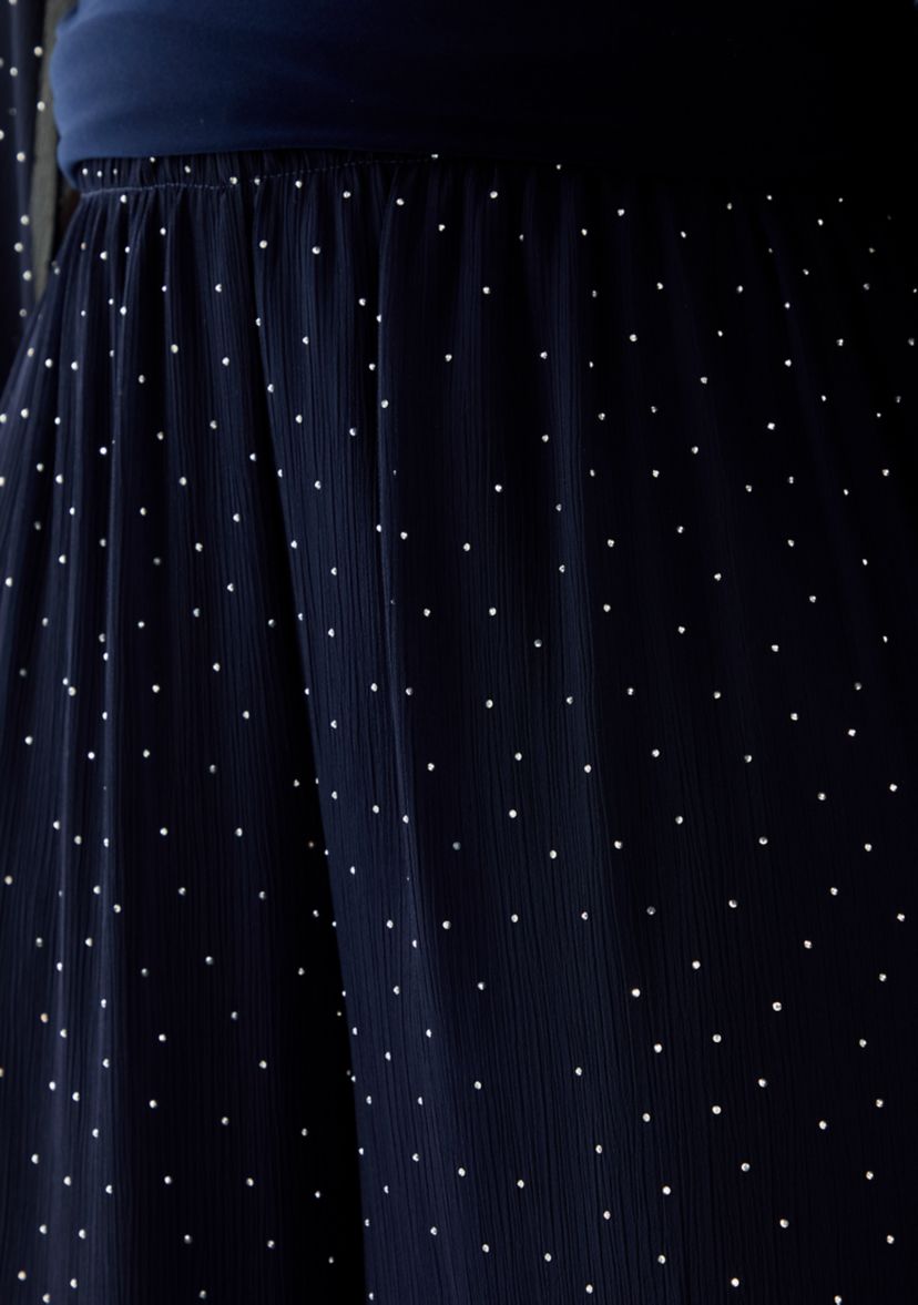 Womens Chiffon Relaxed Trousers